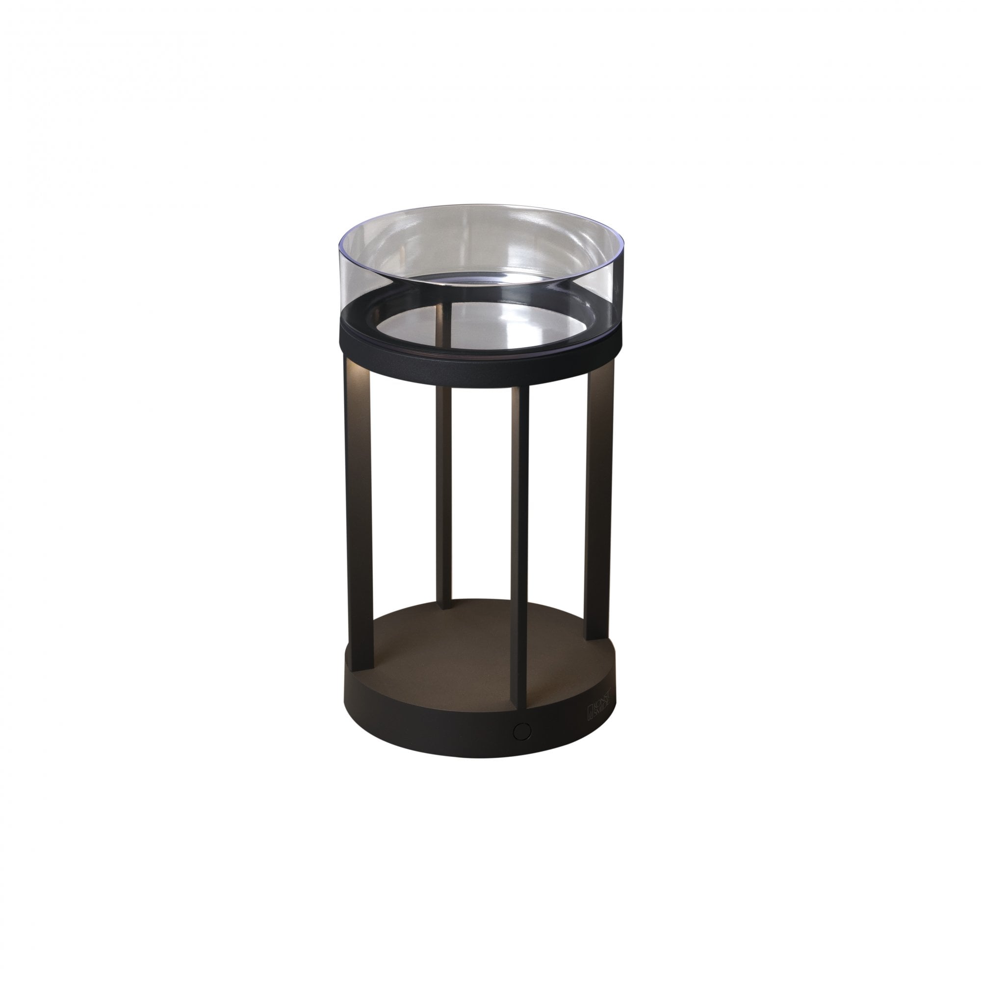 Konstsmide Chieti Outdoor Lantern with USB - Matt Grey