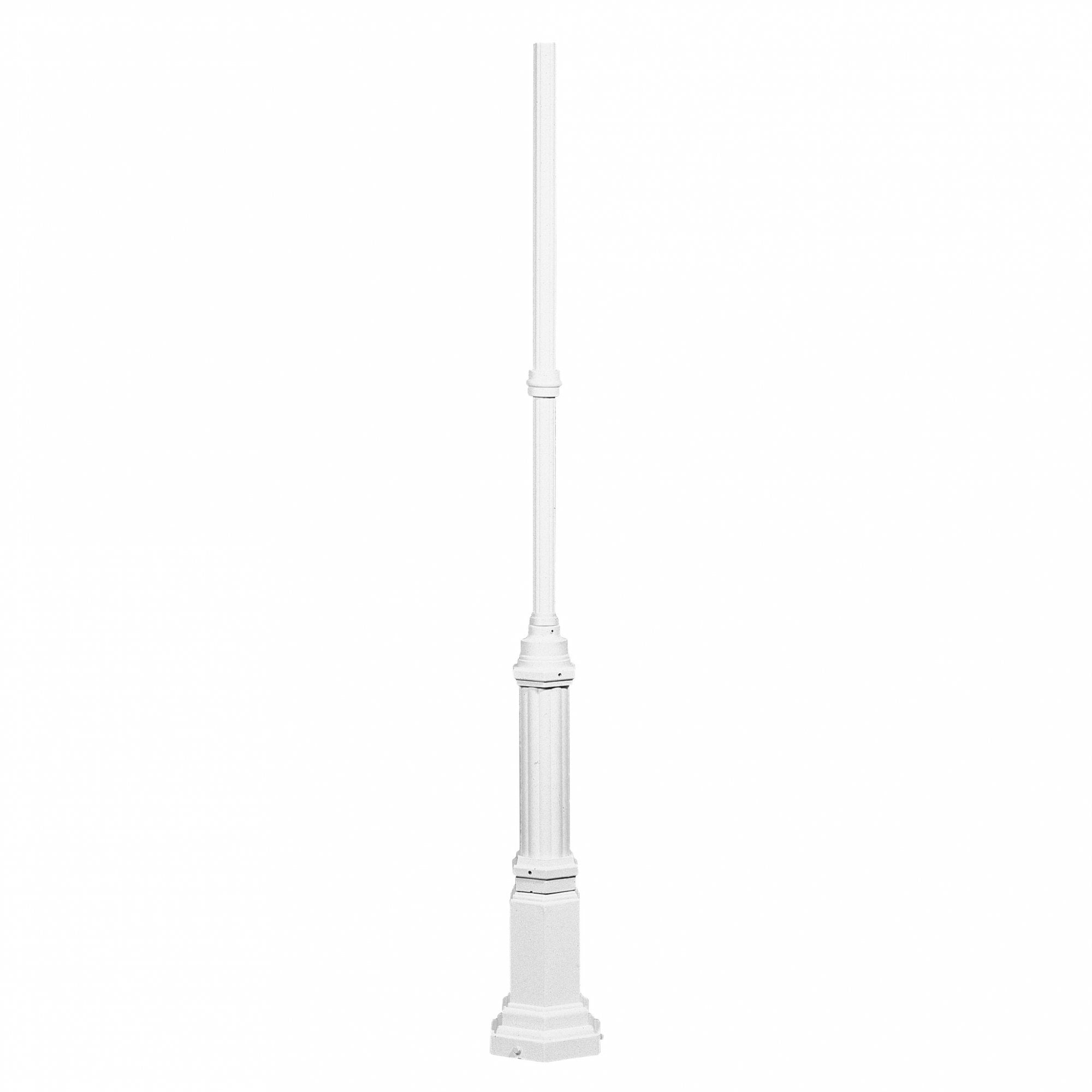 Konstsmide Hercules 2130mm Column - Matt White - Base Only