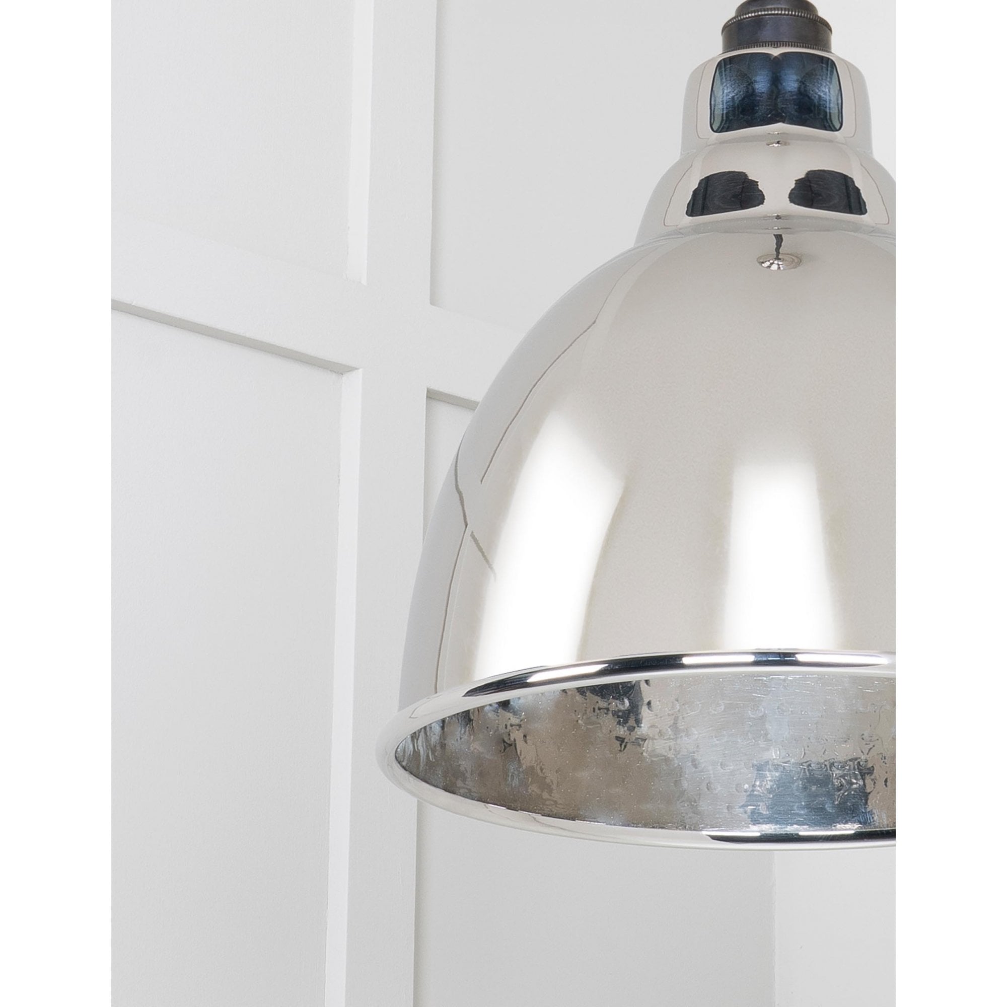 From The Anvil Hammered Nickel Brindley Cluster Pendant
