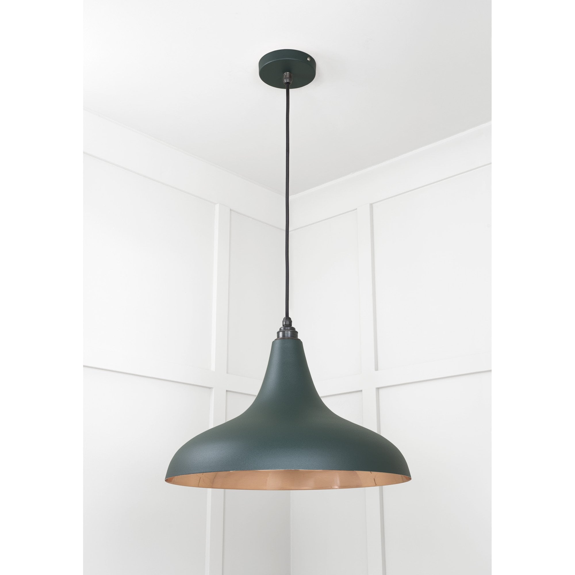 From The Anvil Smooth Copper Frankley Pendant - Dingle (Rich Green)