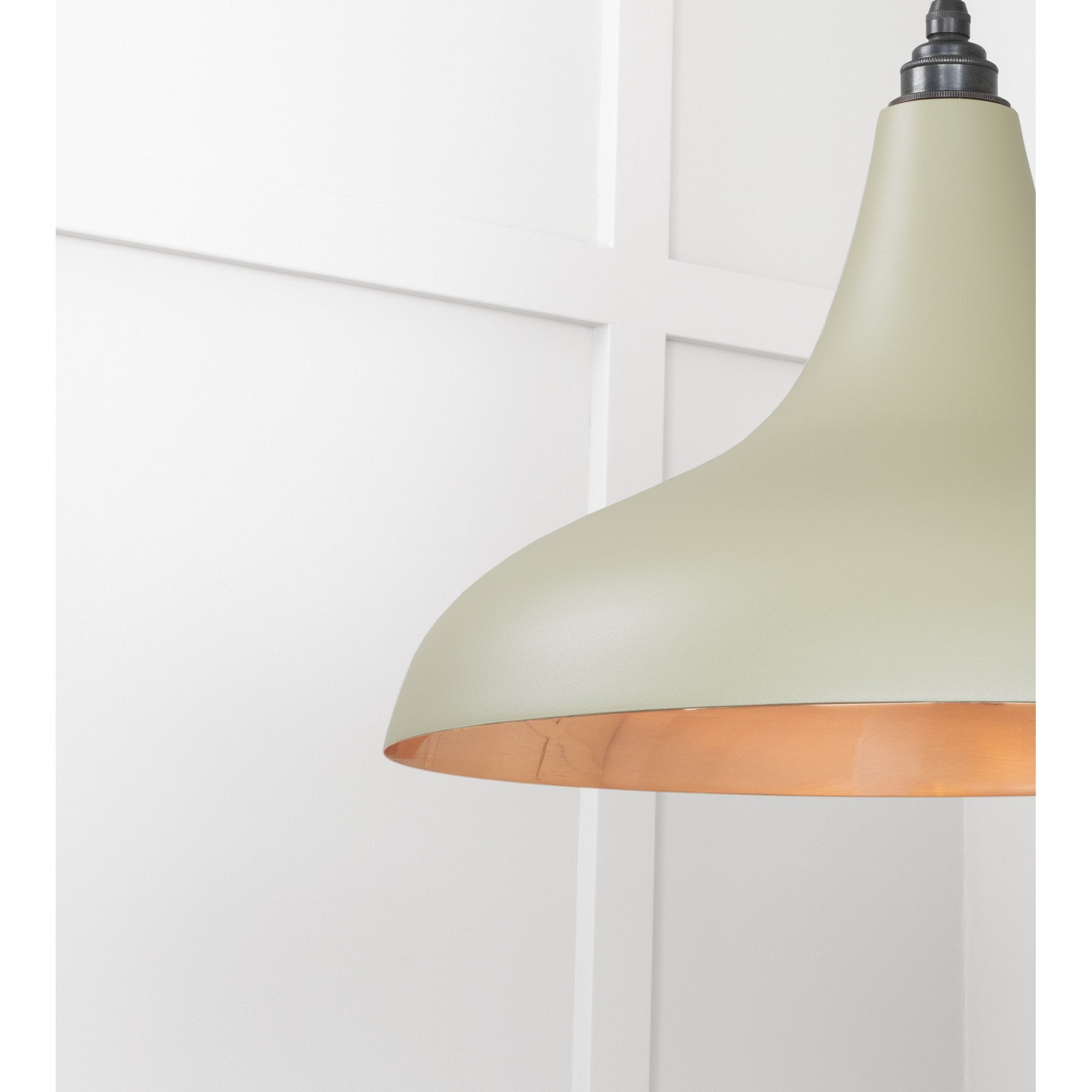 From The Anvil Smooth Copper Frankley Pendant - Tump (Pale Green)