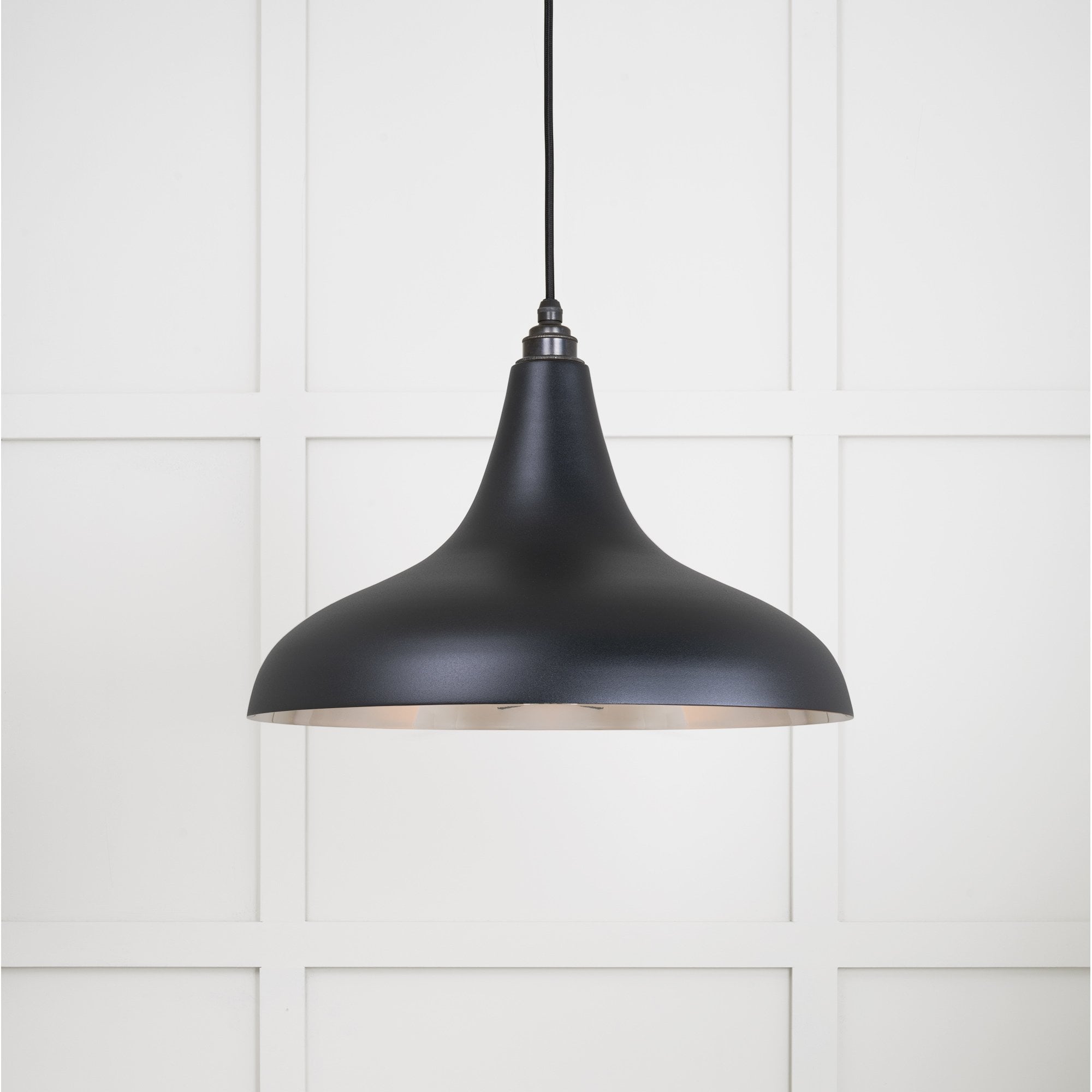 From The Anvil Smooth Nickel Frankley Pendant - Elan Black