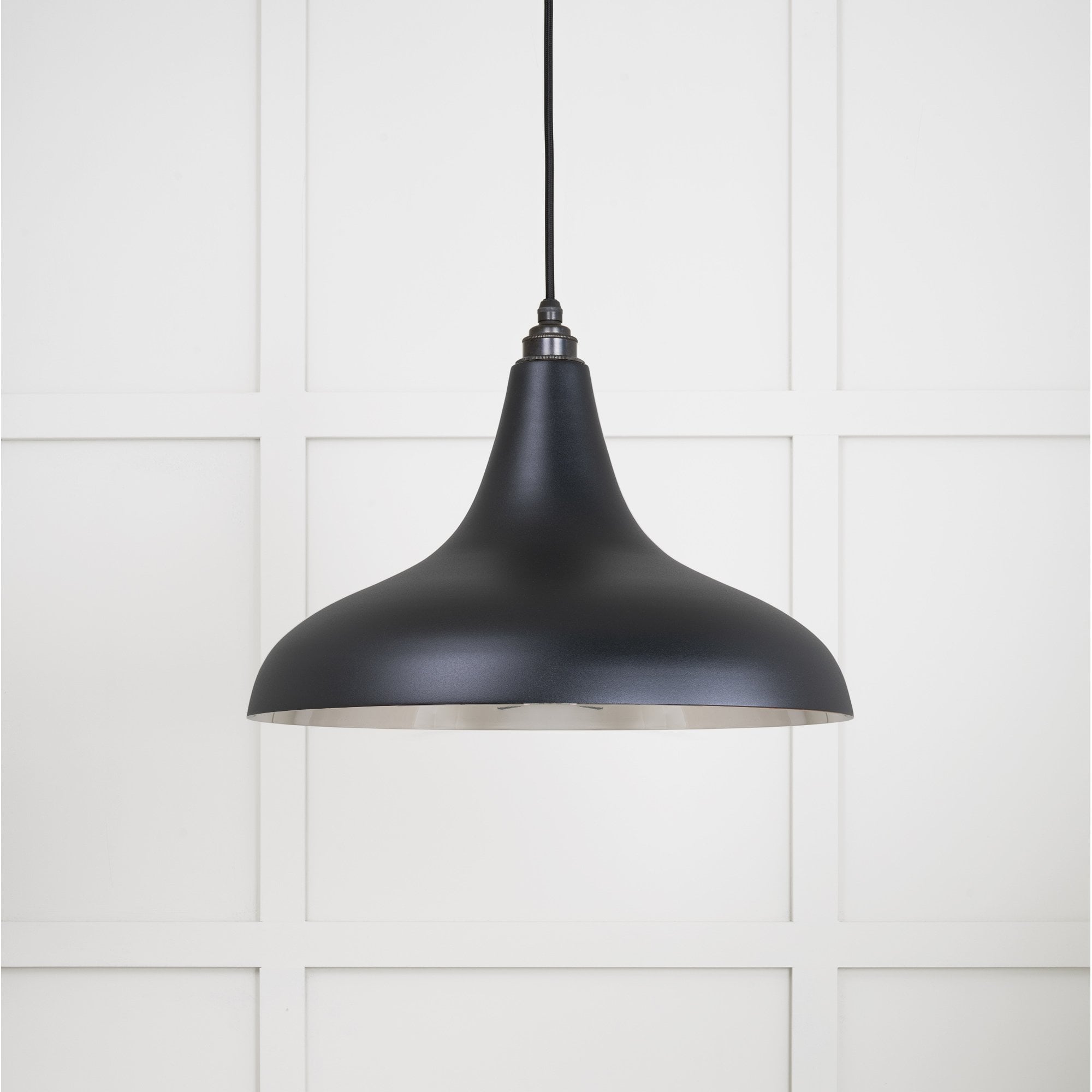 From The Anvil Smooth Nickel Frankley Pendant - Elan Black