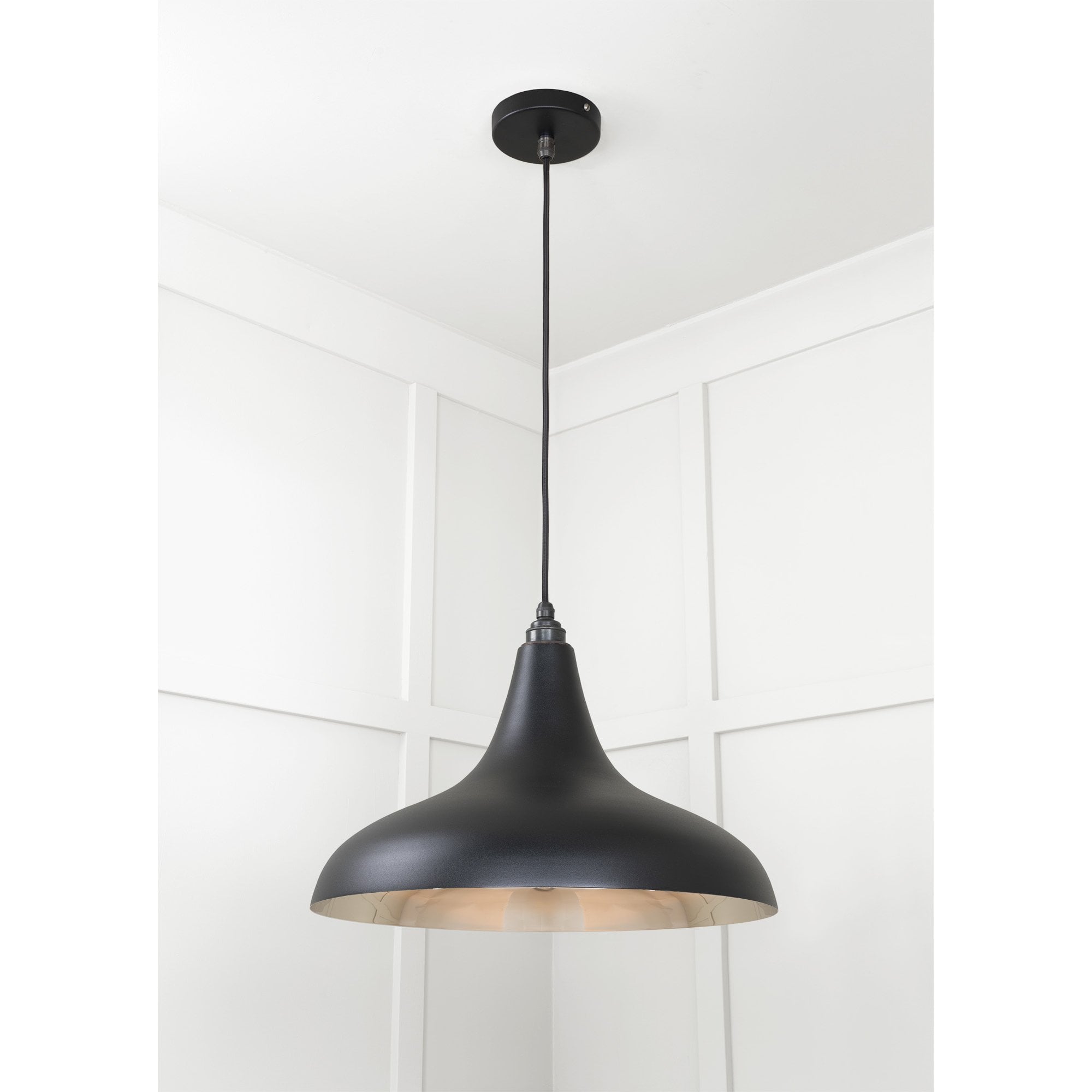 From The Anvil Smooth Nickel Frankley Pendant - Elan Black