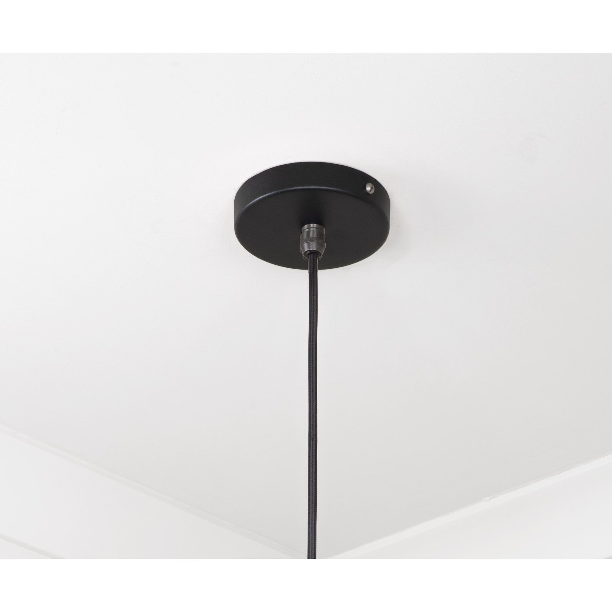 From The Anvil Smooth Nickel Frankley Pendant - Elan Black