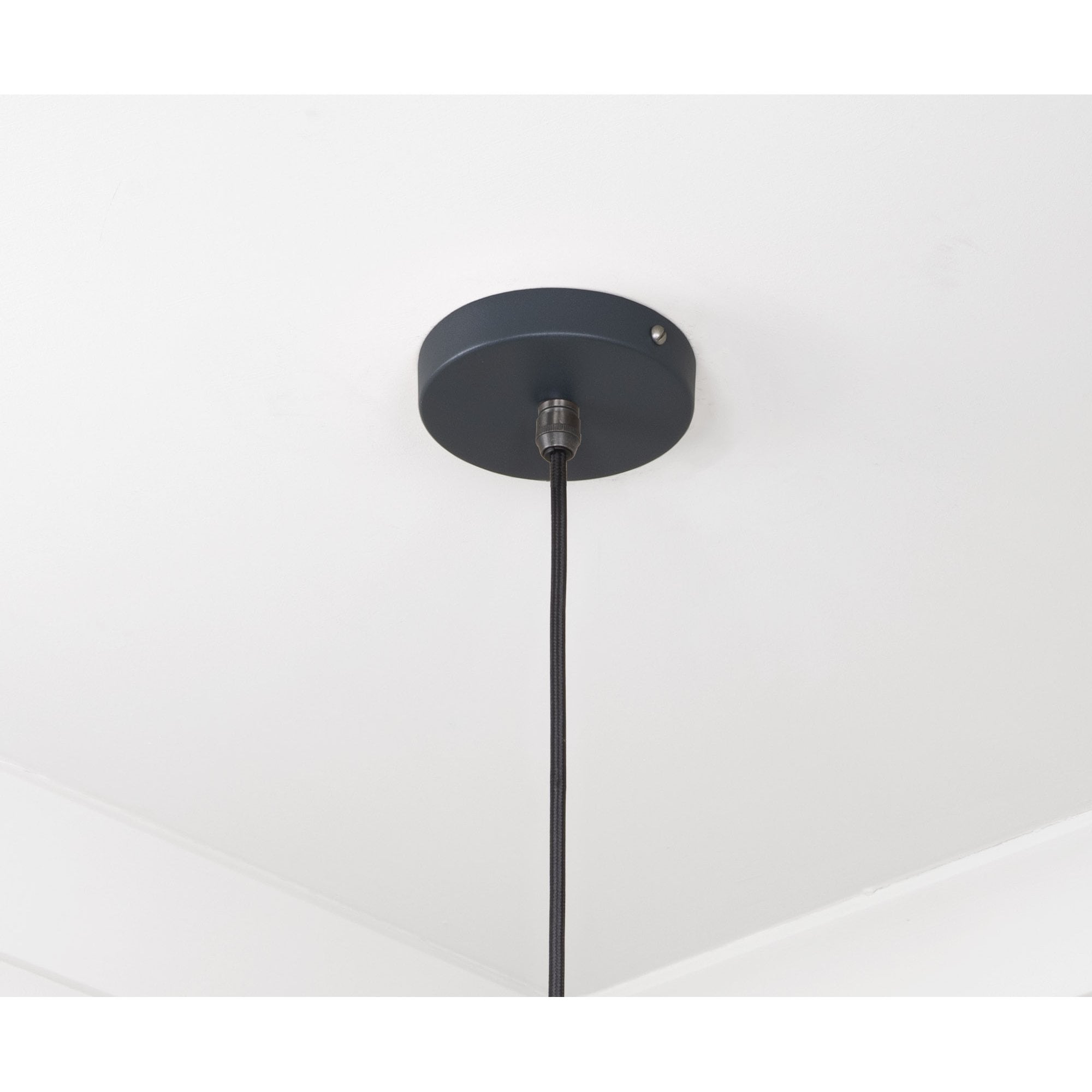 From The Anvil Smooth Nickel Frankley Pendant - Soot (Dark Grey)