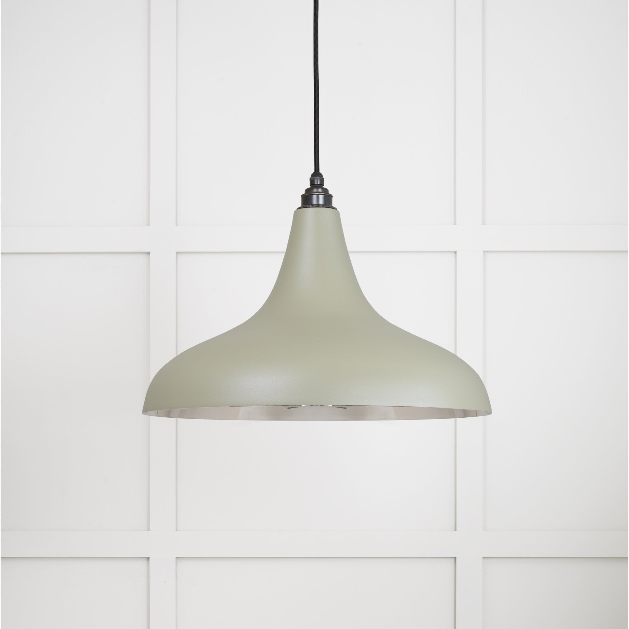 From The Anvil Smooth Nickel Frankley Pendant - Tump (Pale Green)