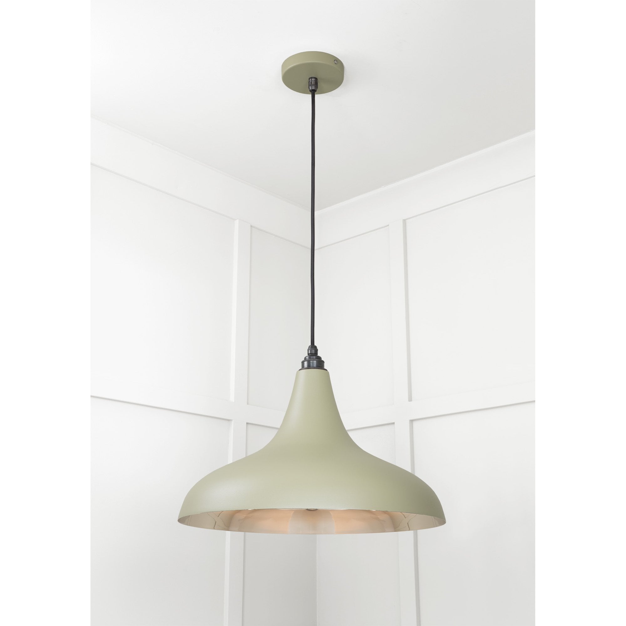 From The Anvil Smooth Nickel Frankley Pendant - Tump (Pale Green)