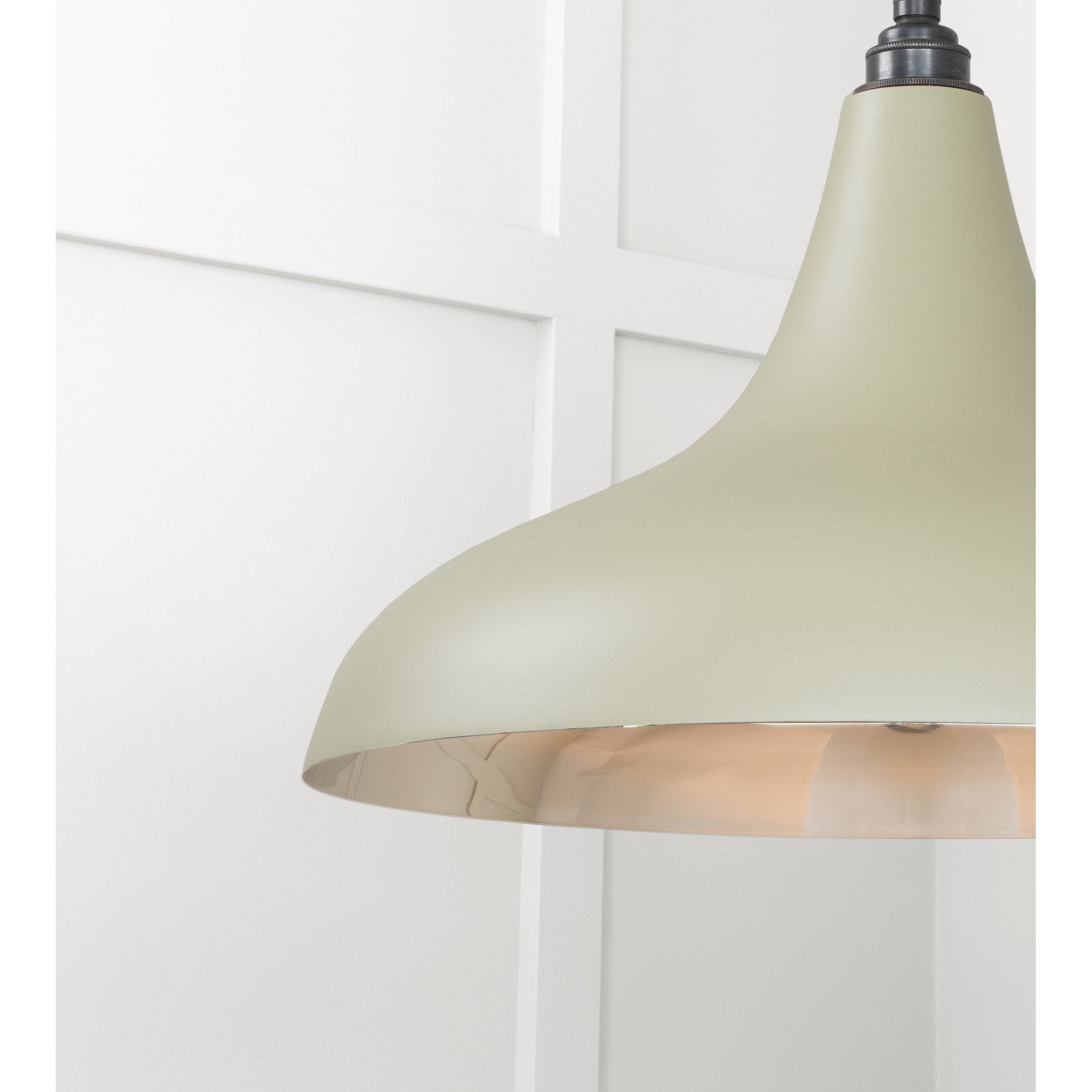 From The Anvil Smooth Nickel Frankley Pendant - Tump (Pale Green)