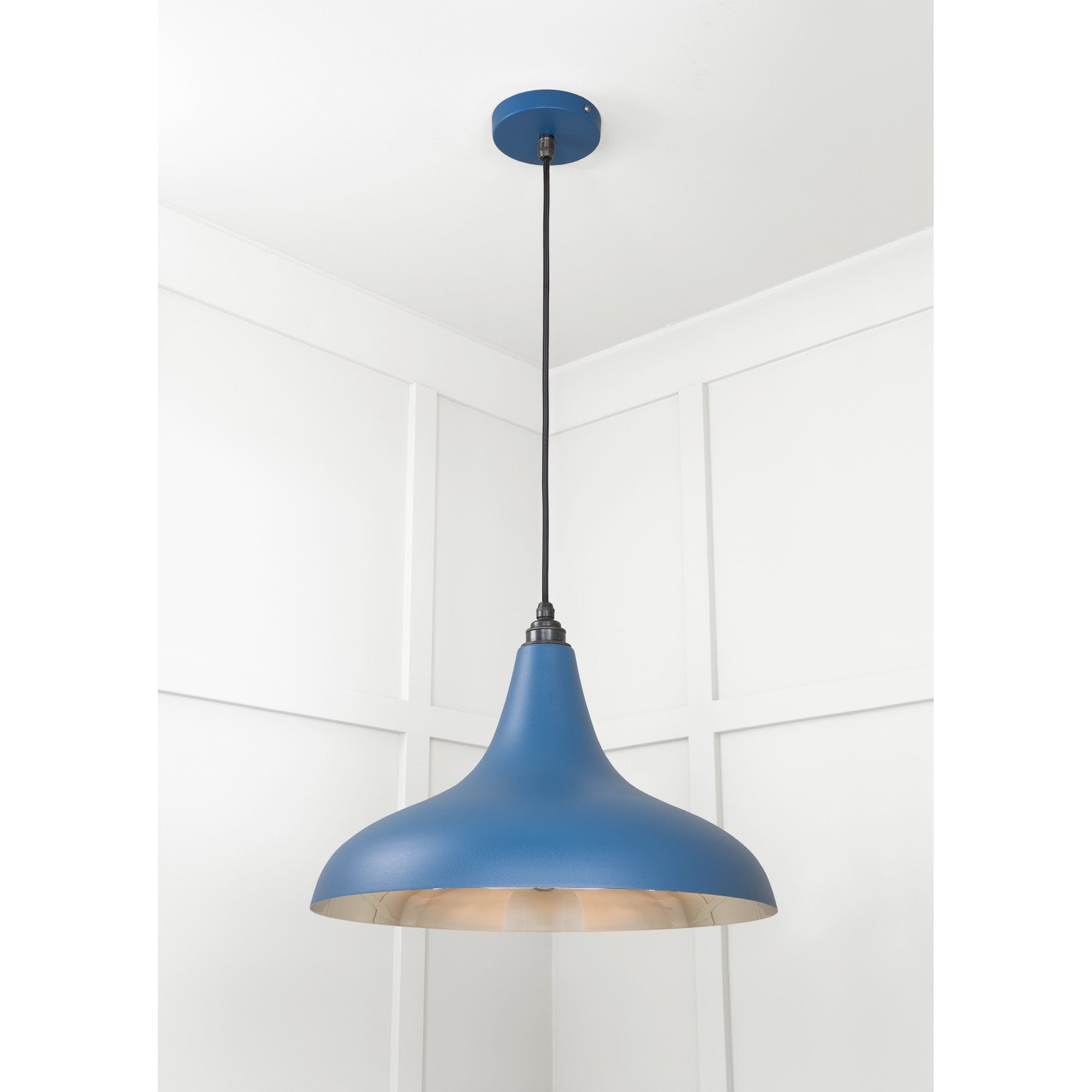 From The Anvil Smooth Nickel Frankley Pendant - Upstream (Blue)