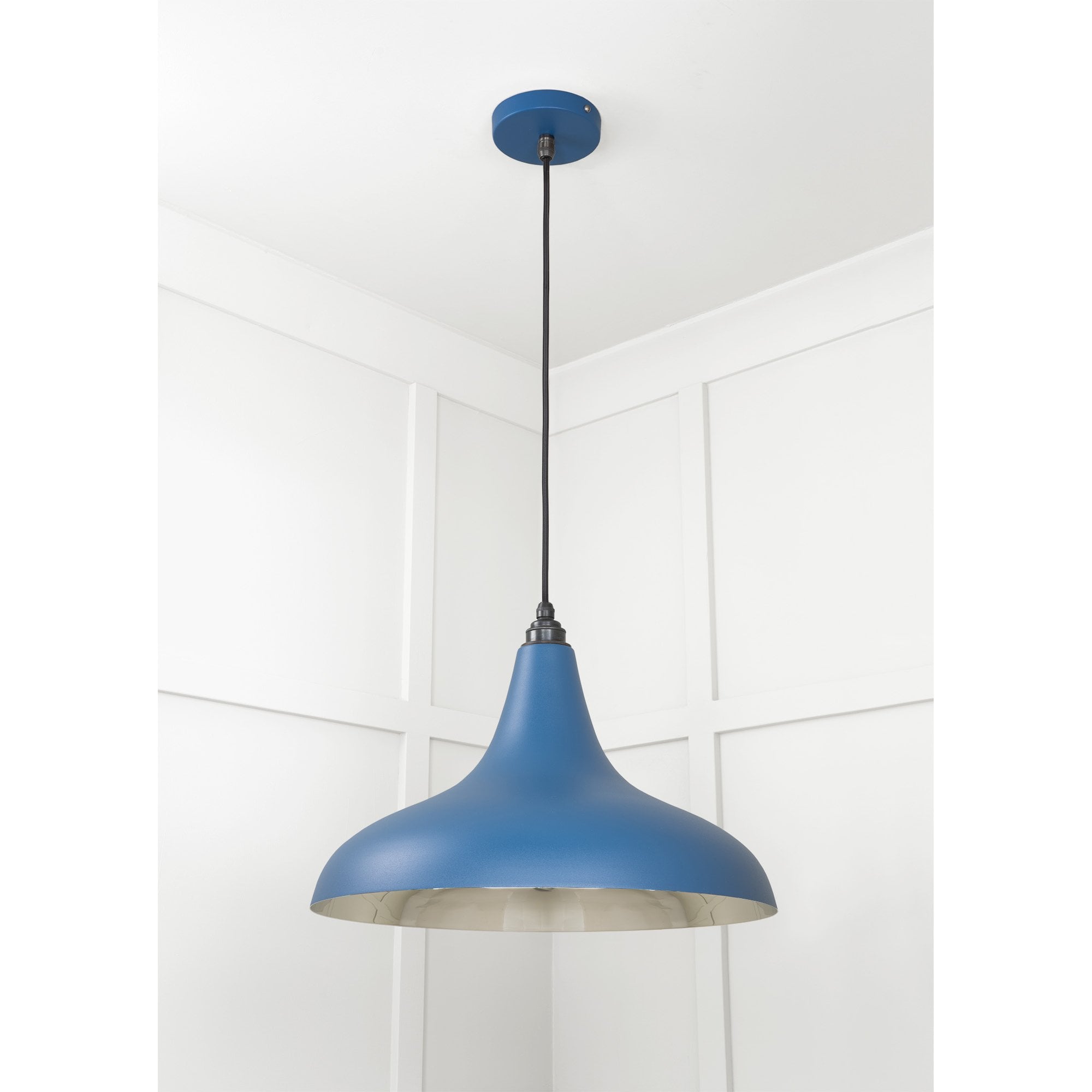 From The Anvil Smooth Nickel Frankley Pendant - Upstream (Blue)