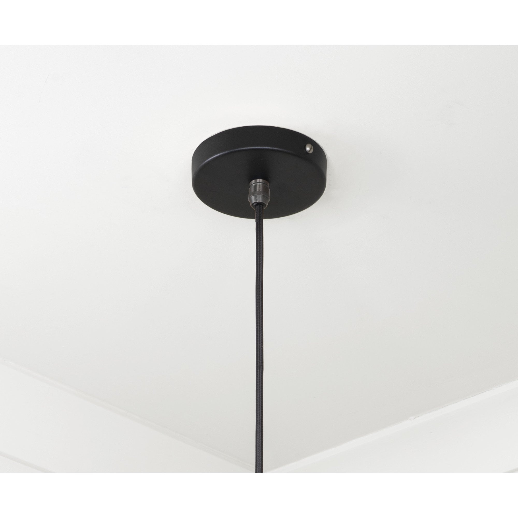 From The Anvil Smooth Brass Frankley Pendant - Elan Black