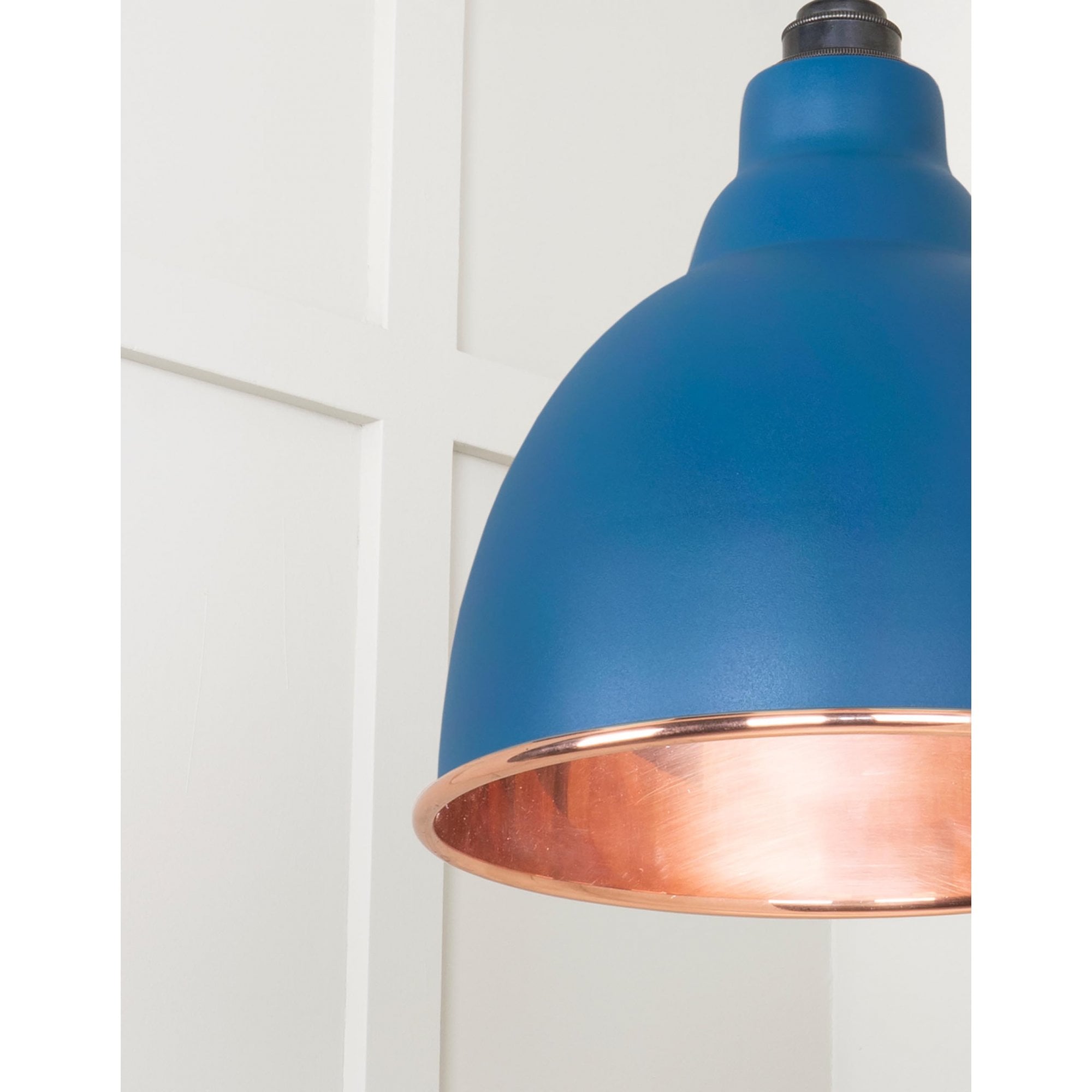 From The Anvil Smooth Copper Brindley Cluster Pendant - Upstream (Blue)