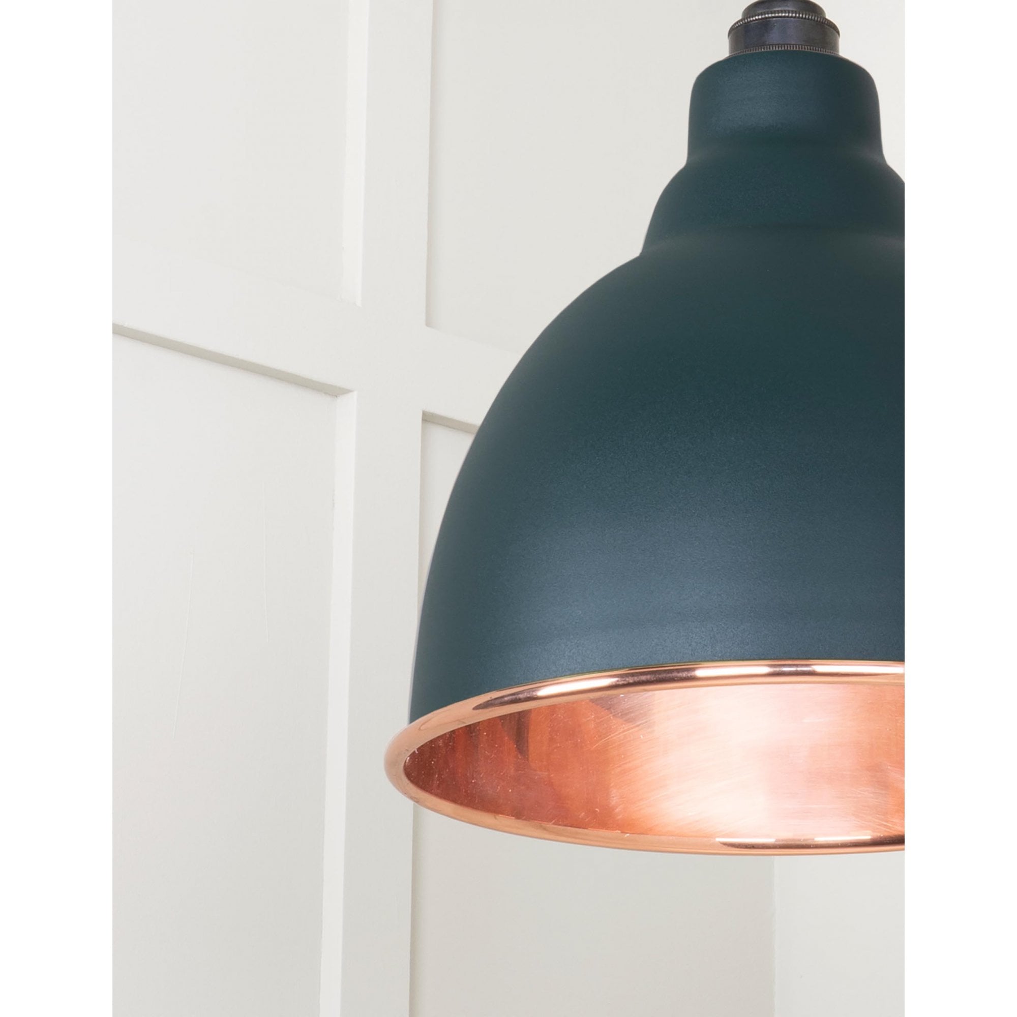 From The Anvil Smooth Copper Brindley Cluster Pendant - Dingle (Rich Green)