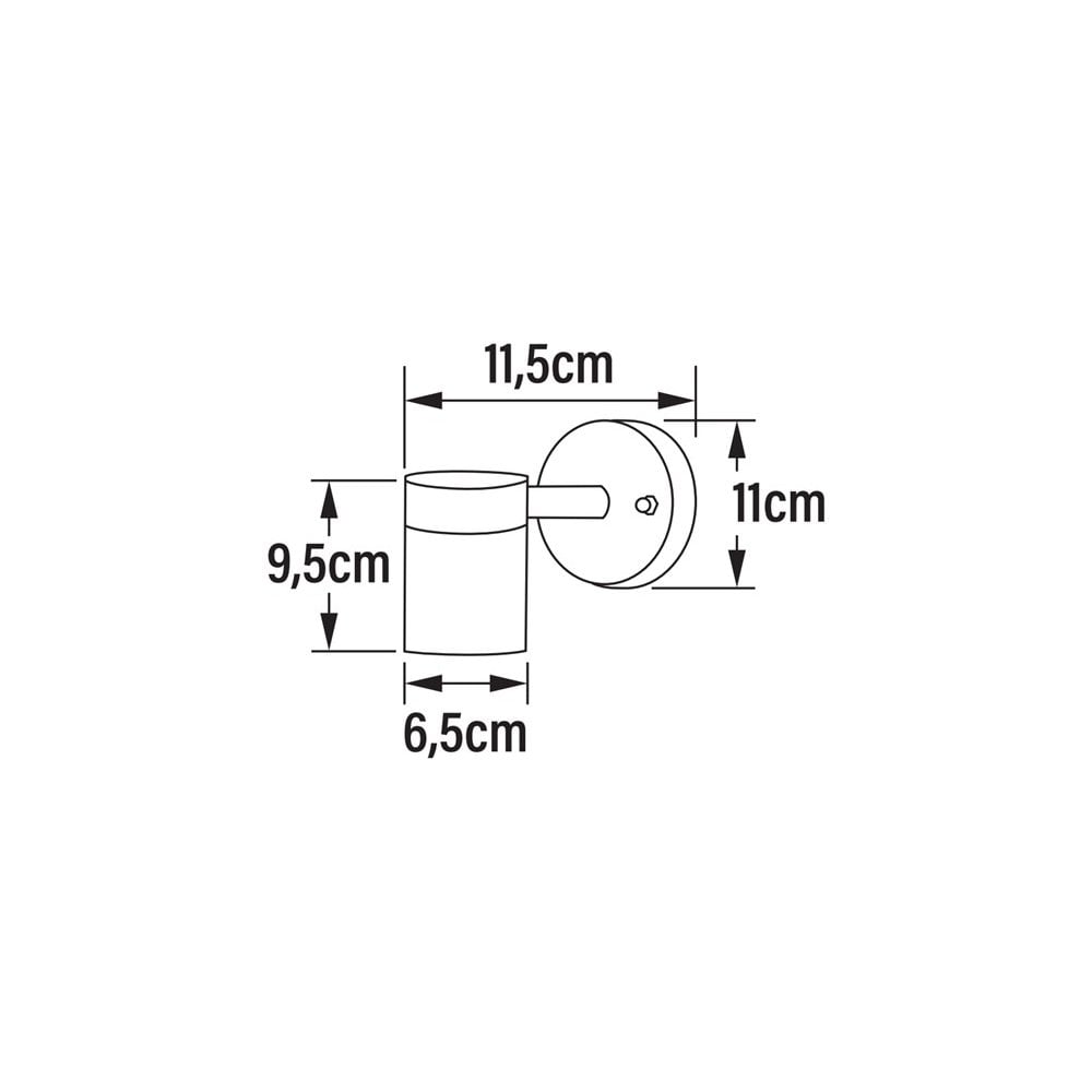 Konstsmide Modena LED Down Wall Light - White