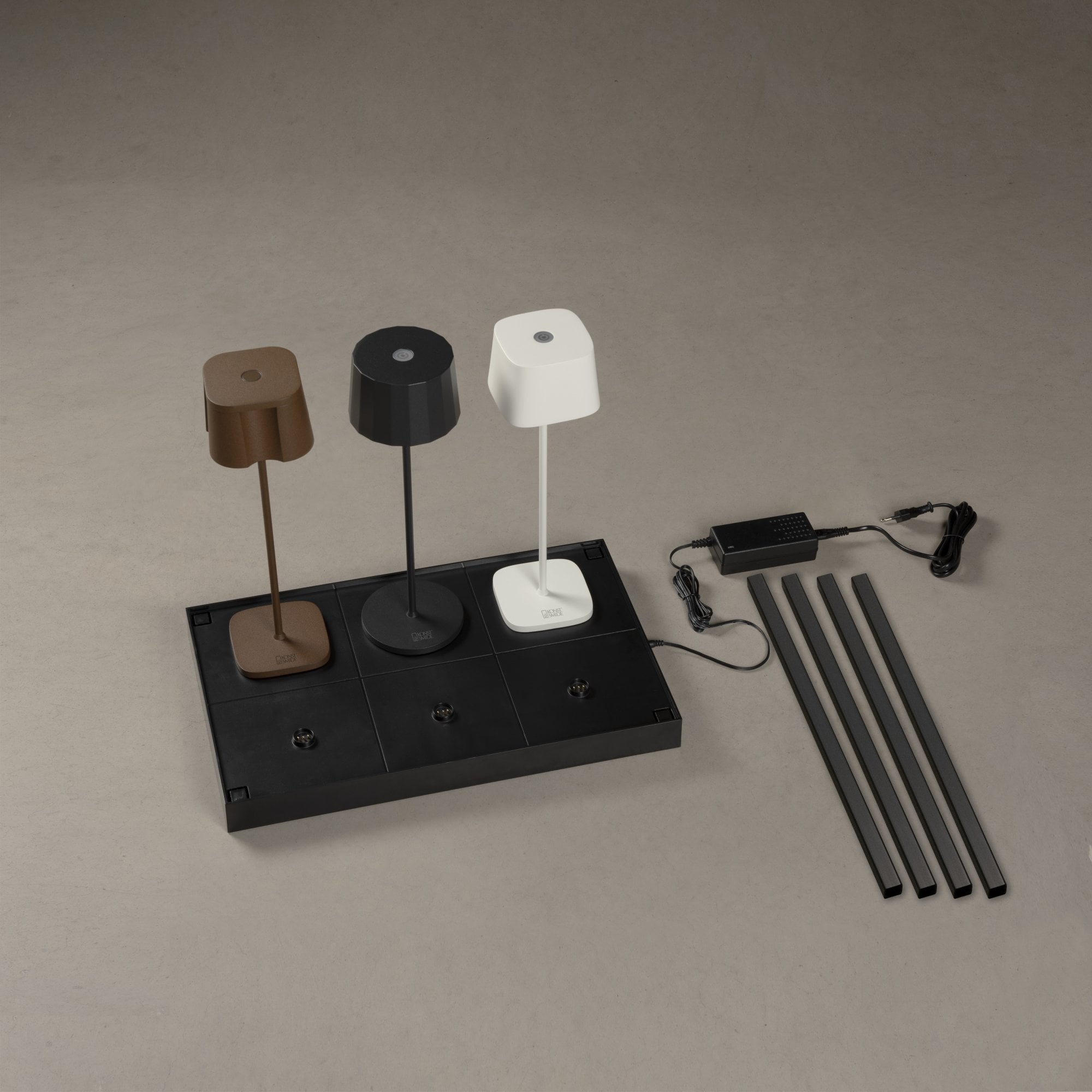 Konstsmide Multi-Charging Plate for 6 Konstsmide Portable Table Lamps