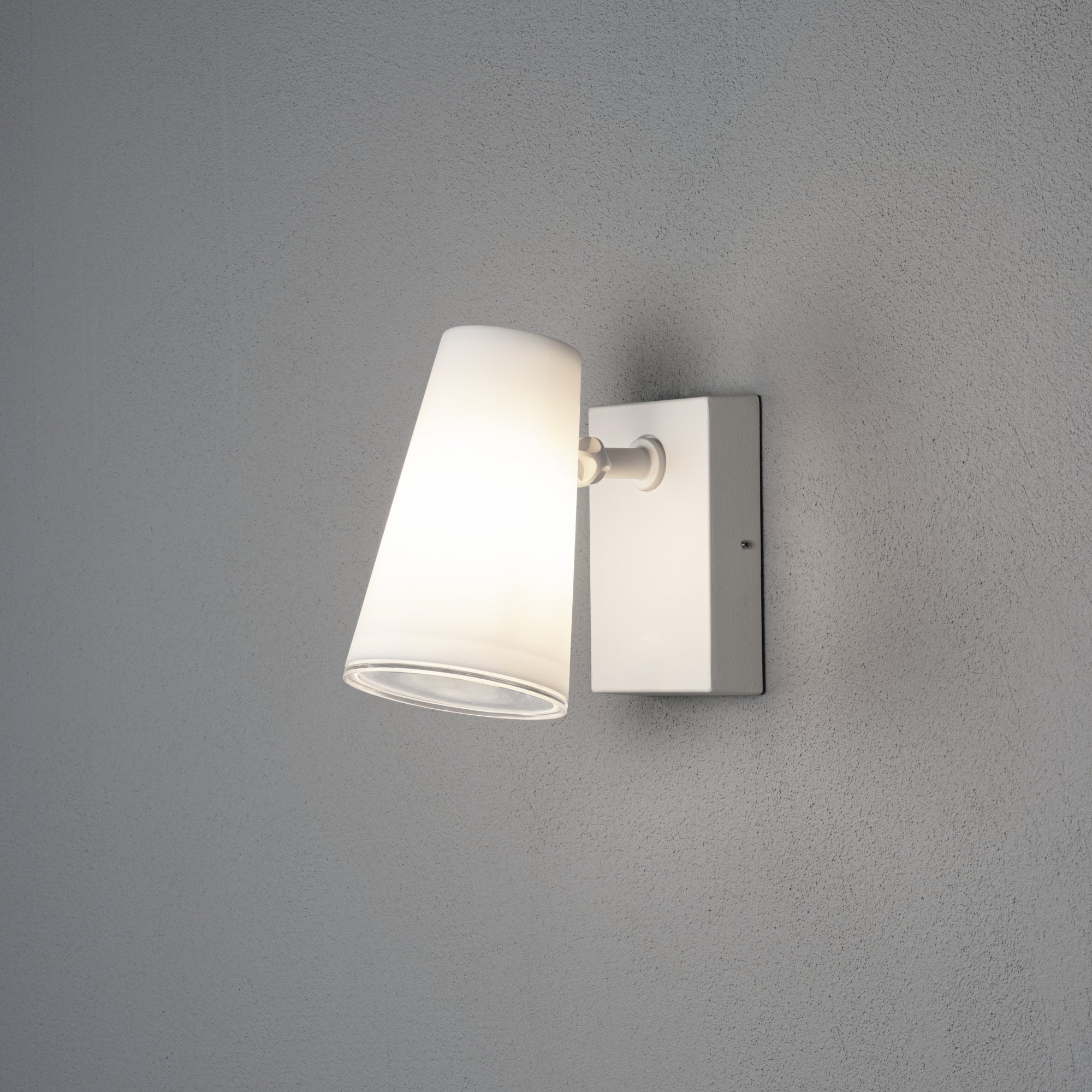 Konstsmide Fano Adjustable Wall Light - Matt White