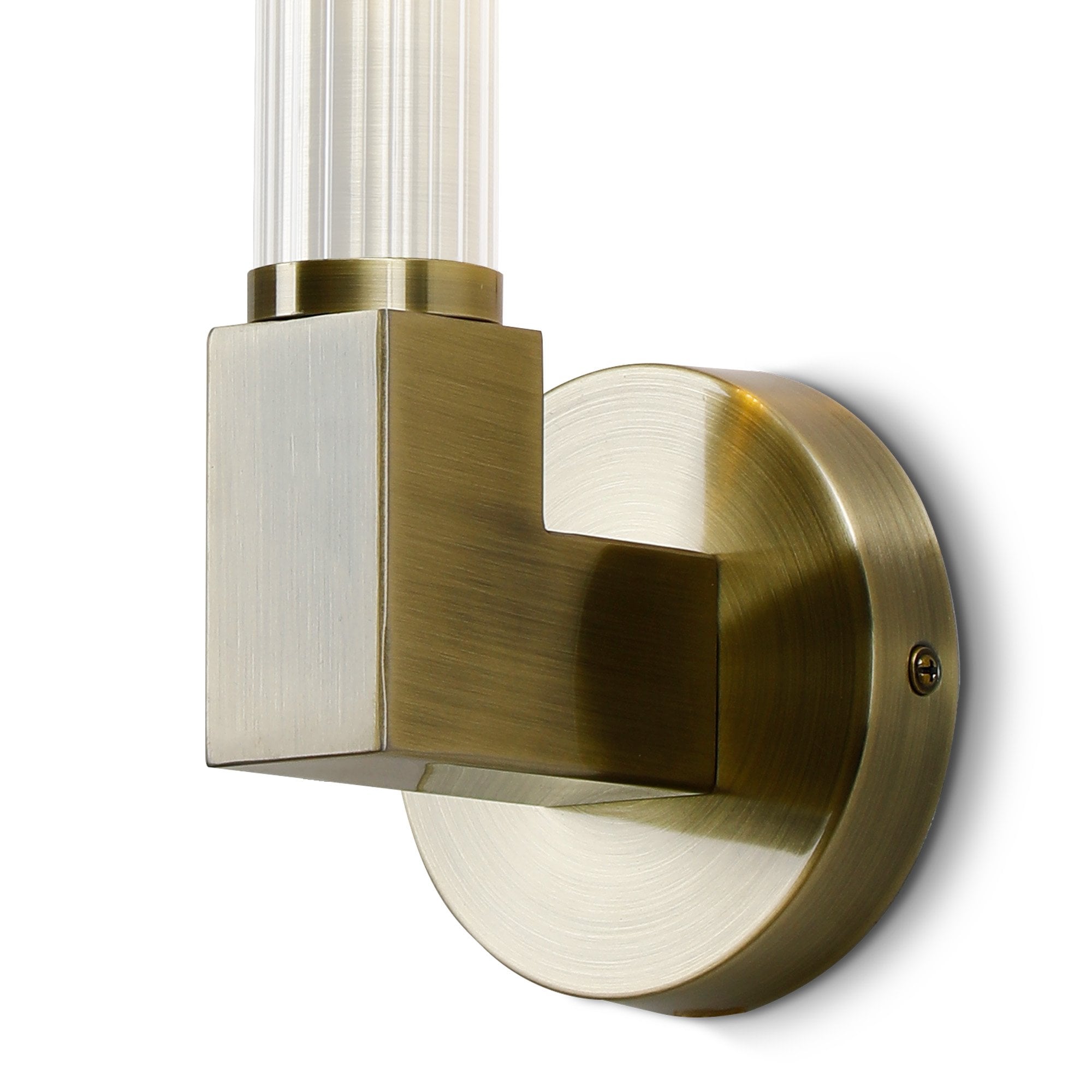 Fabula Beech Tree Single Wall Light - Antique Brass - IP44