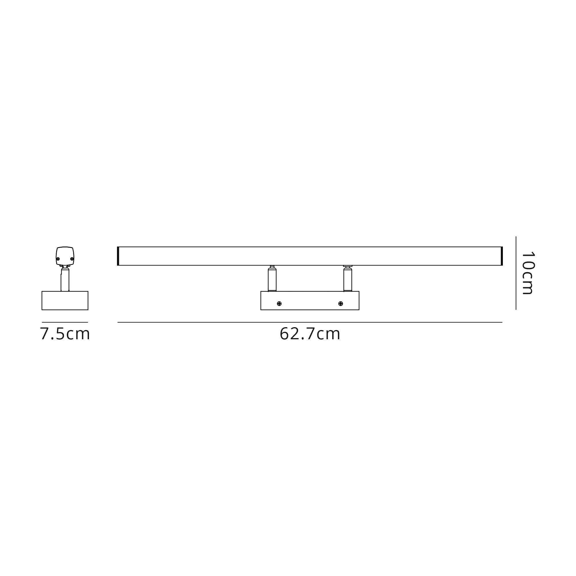 Fabula Bradwell Large Adjustable LED Wall Lamp - Sand Black - IP44