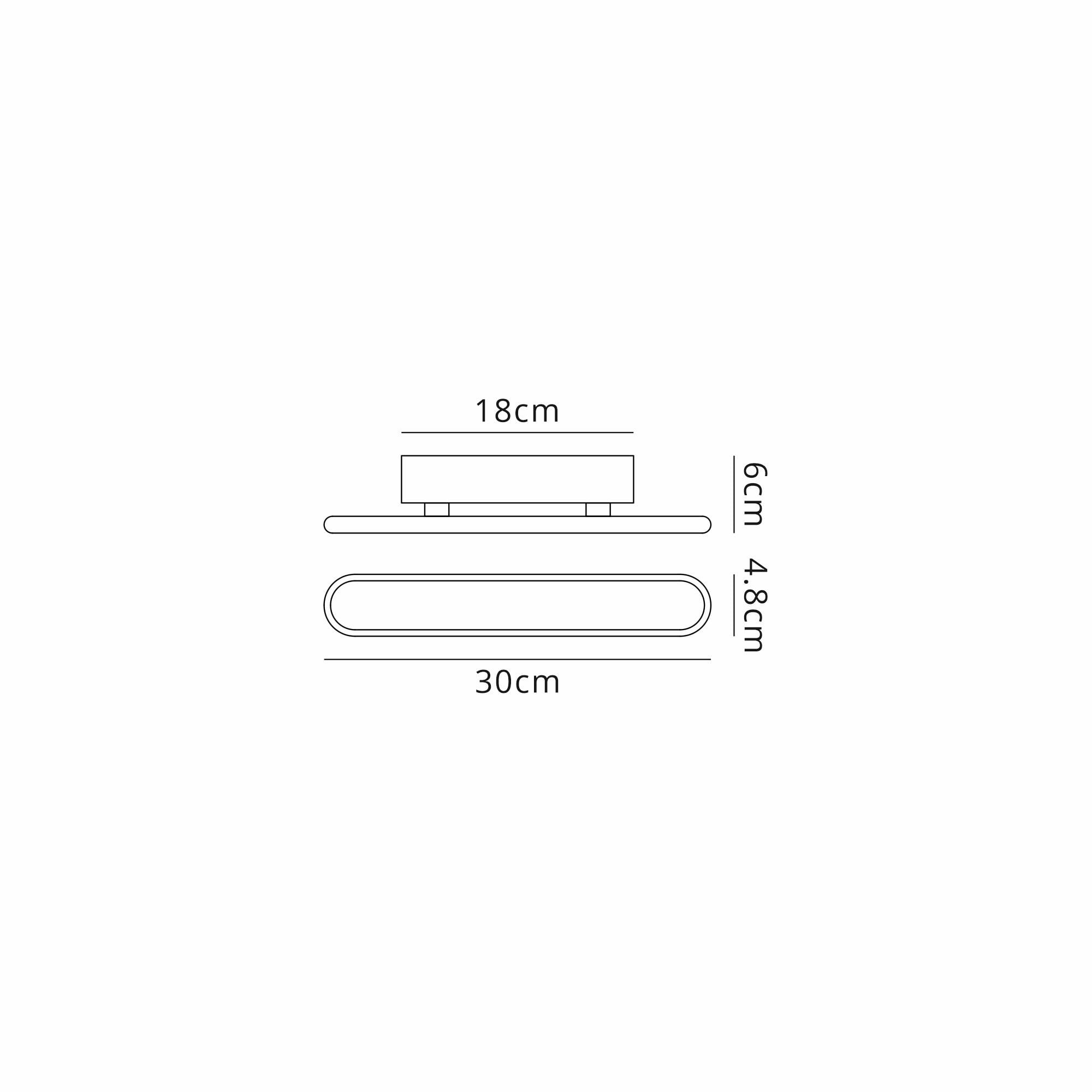 Fabula Chandler 300mm LED Wall Lamp - Sand Gold