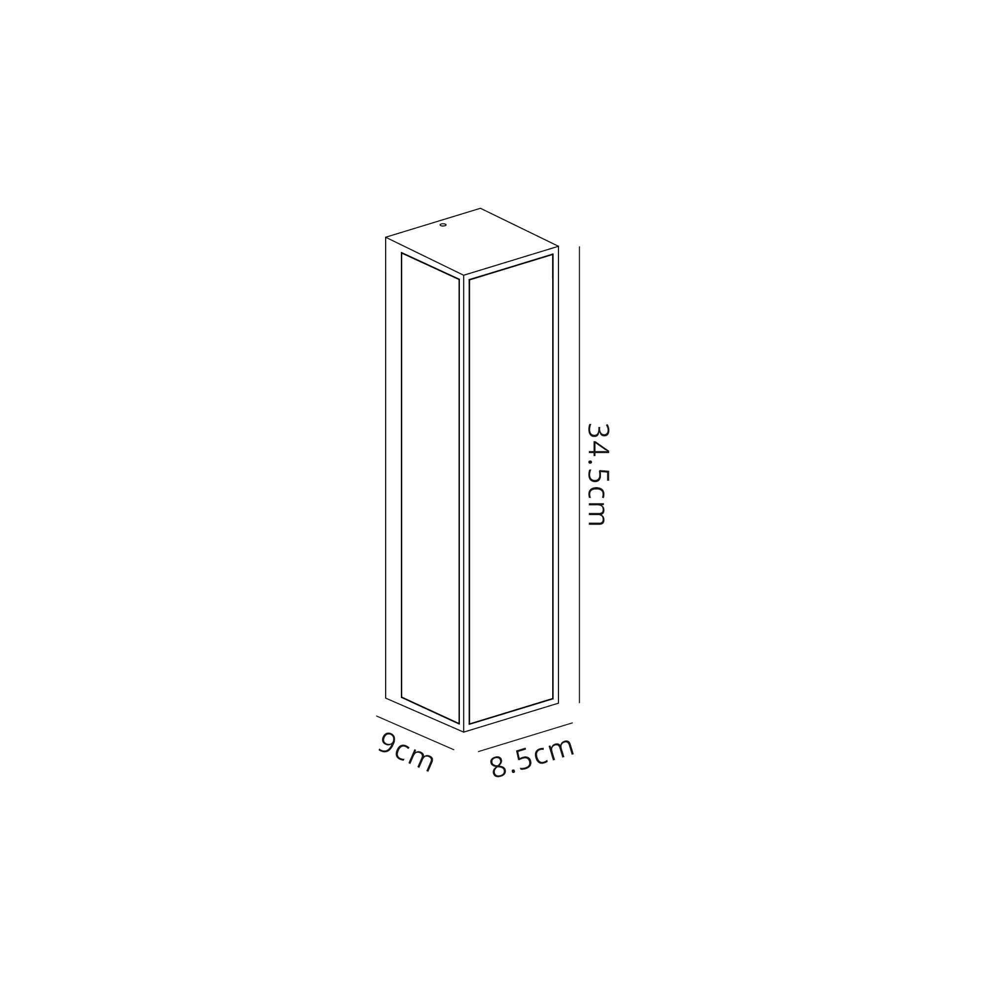Fabula Deerleap Flush 2 Light Wall Lamp - Anthracite - IP65