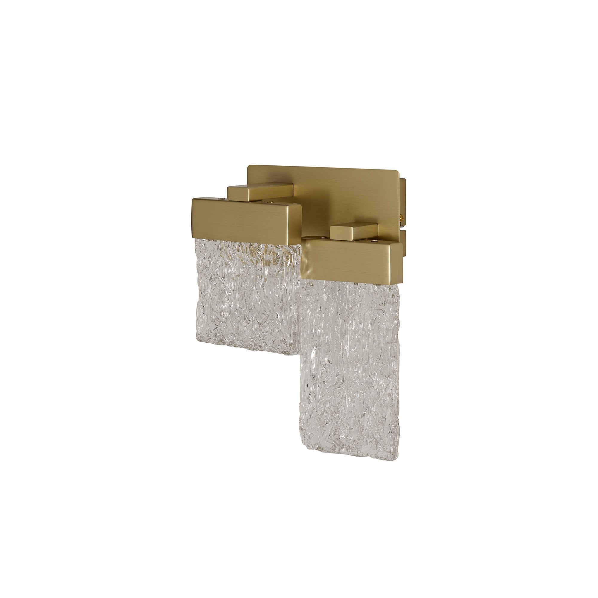Fabula Falcon 2 Light LED Wall Lamp - Painted Brushed Gold