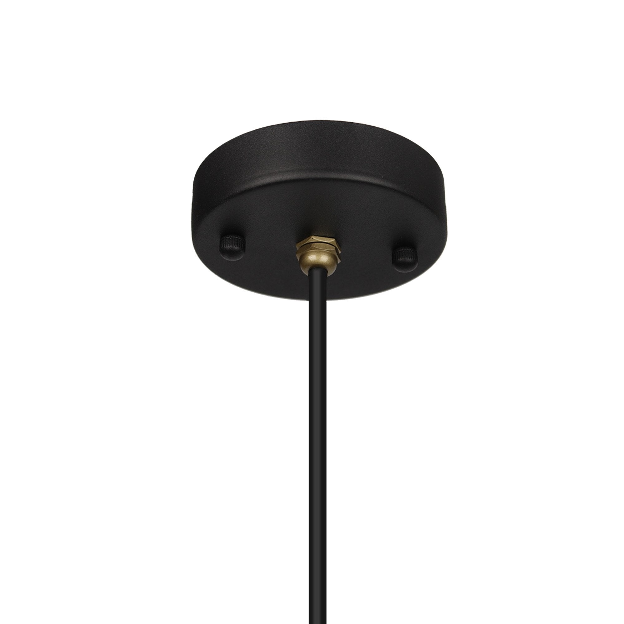 Fabula Gilwell Pendant - Sand Black & Antique Brass - IP65