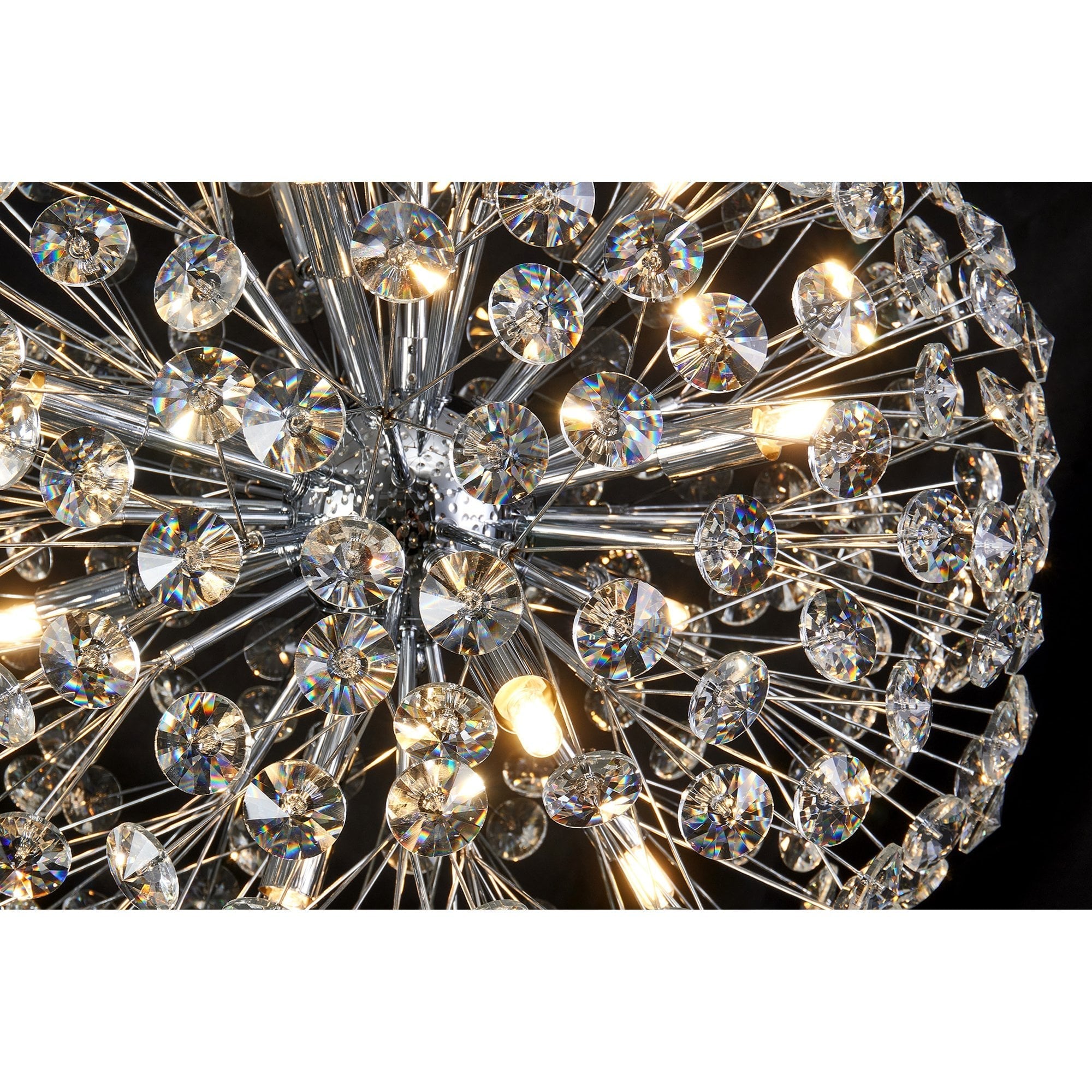 Fabula Grosvenor 12 Light Spherical Pendant - Polished Chrome & Crystal