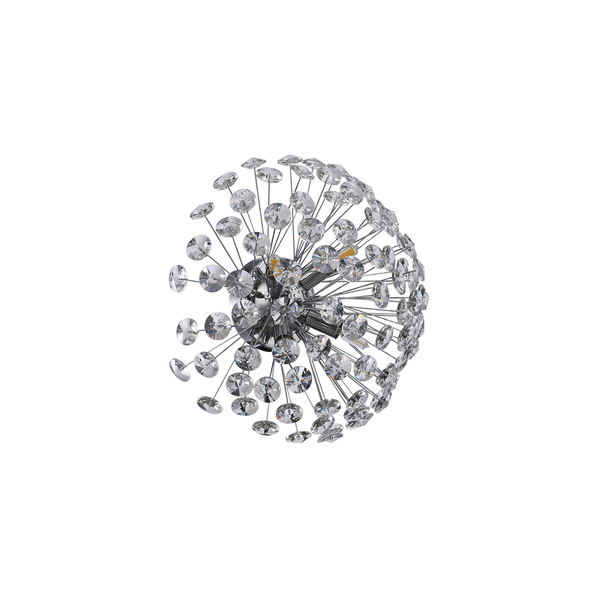 Fabula Grosvenor 4 Light Flush light - Polished Chrome & Crystal