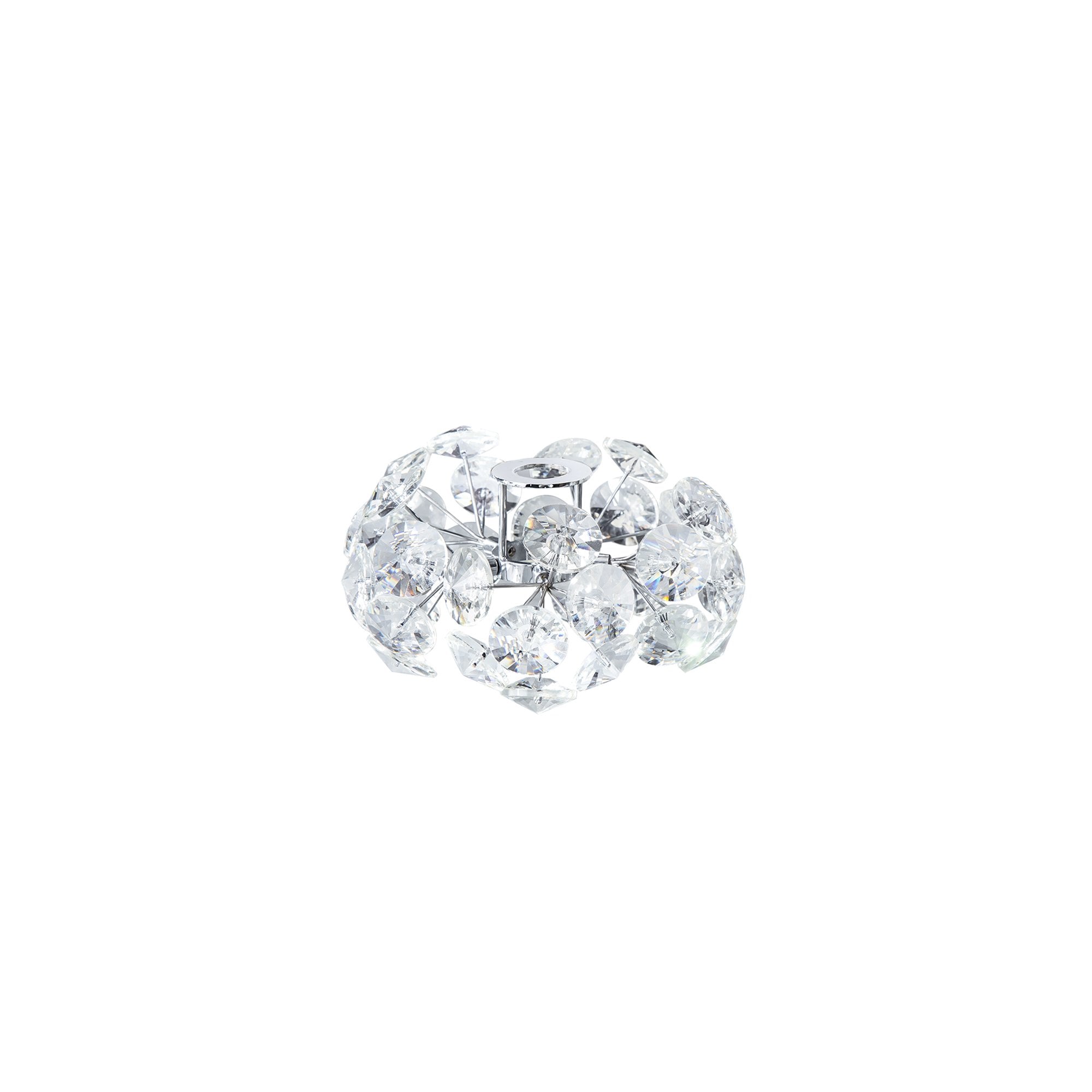 Fabula Grosvenor Shade - Polished Chrome & Crystal - Shade Only