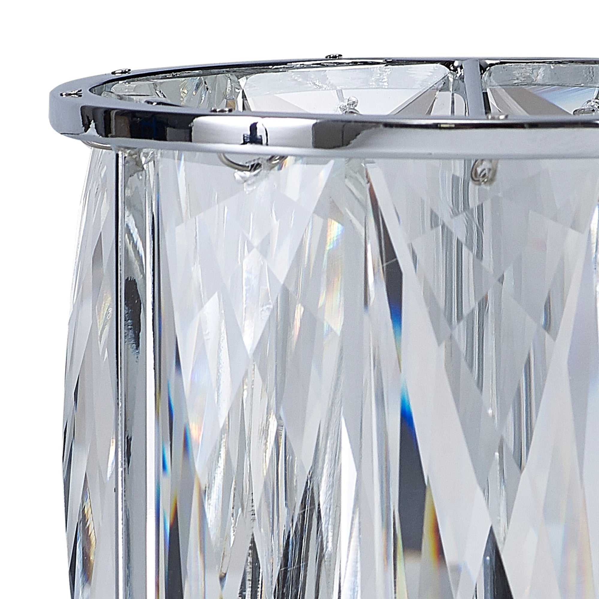 Fabula Harford 10.8cm Shade - Chrome & Clear Crystal - Shade Only