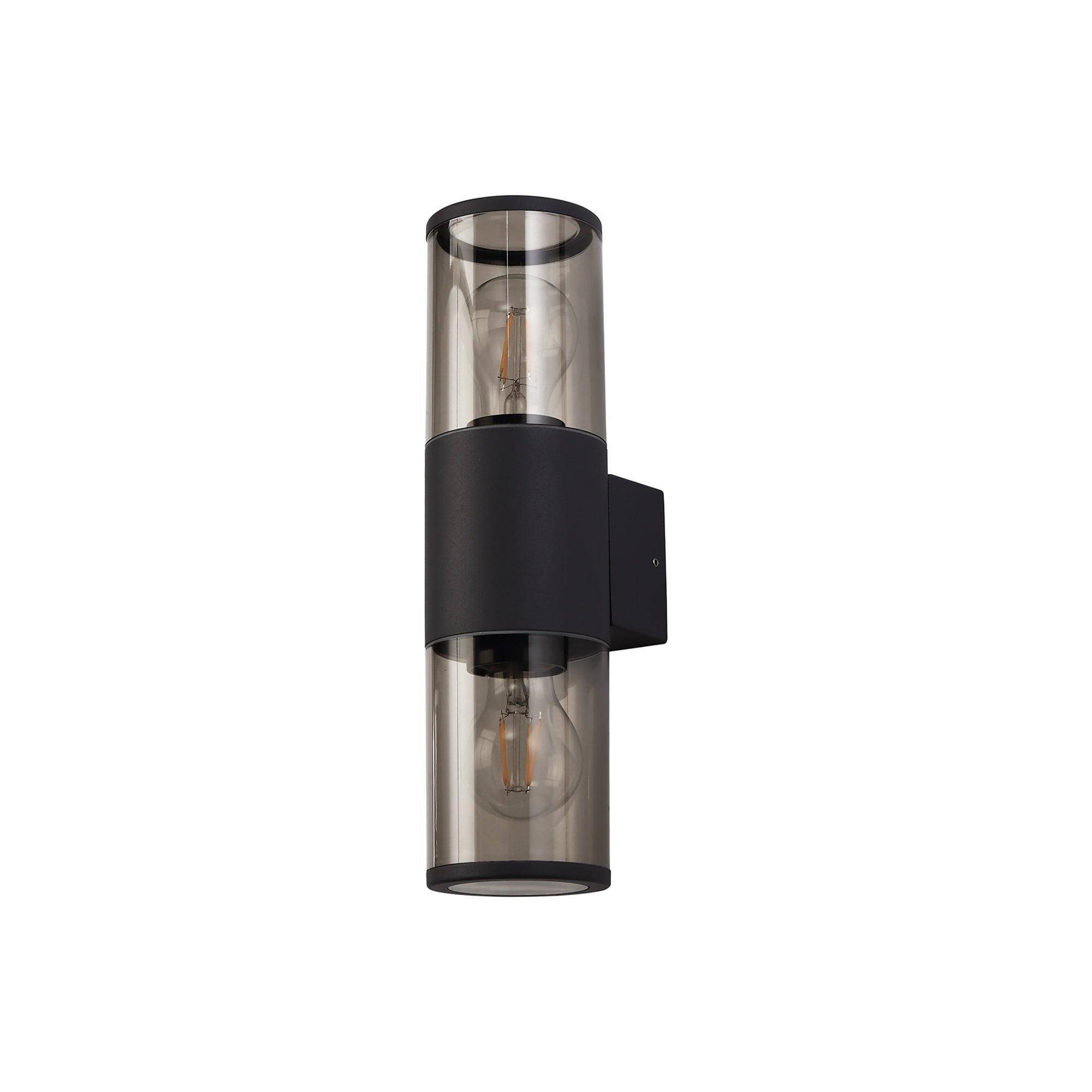 Fabula Harwater 2 Light Wall Lamp - Anthracite & Smoked PC - IP54