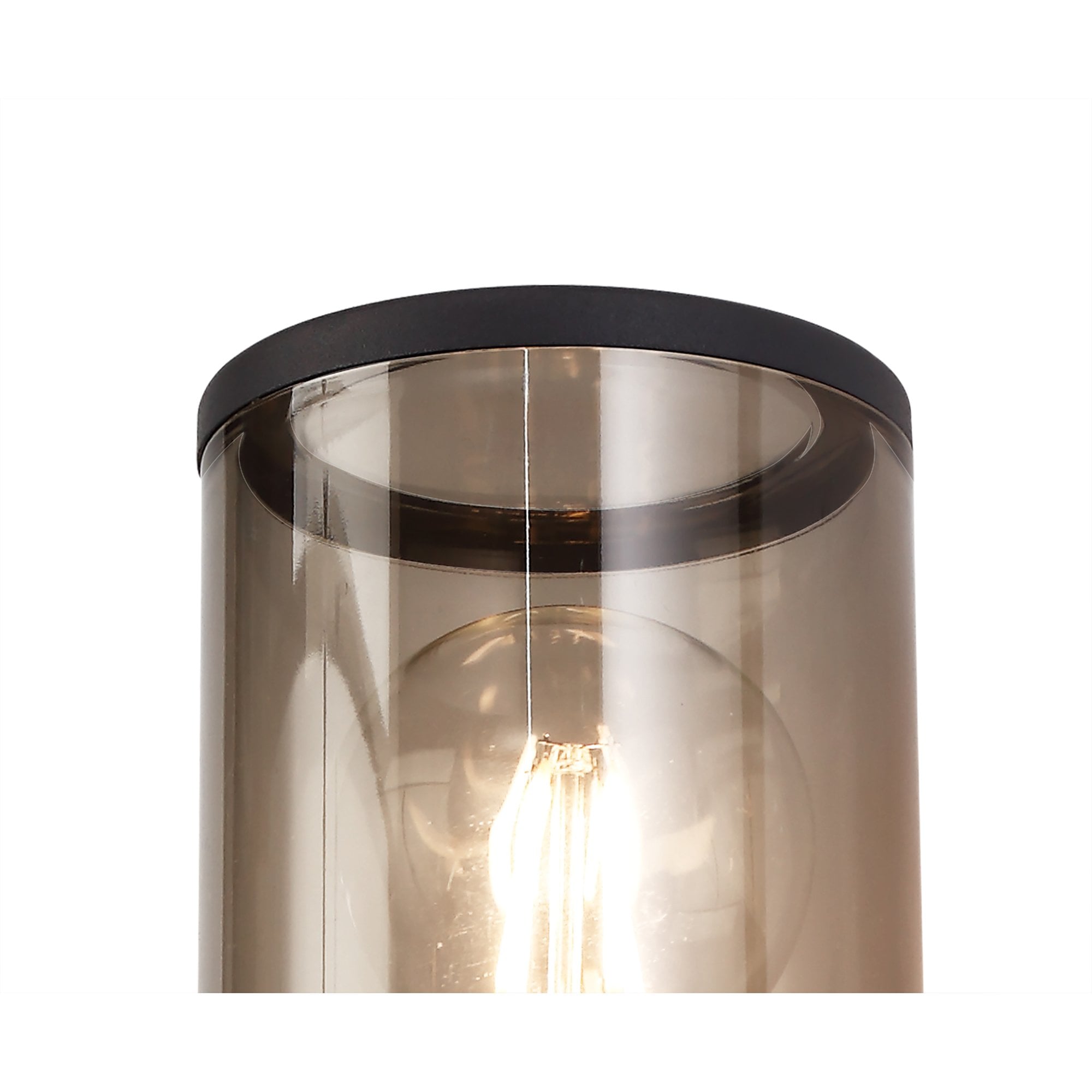 Fabula Harwater 2 Light Wall Lamp - Anthracite & Smoked PC - IP54