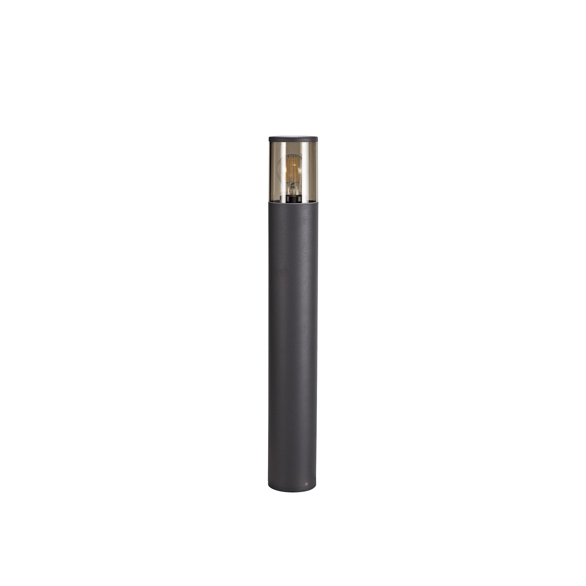 Fabula Harwater Single 65cm Post Lamp - Anthracite & Smoked PC - IP54