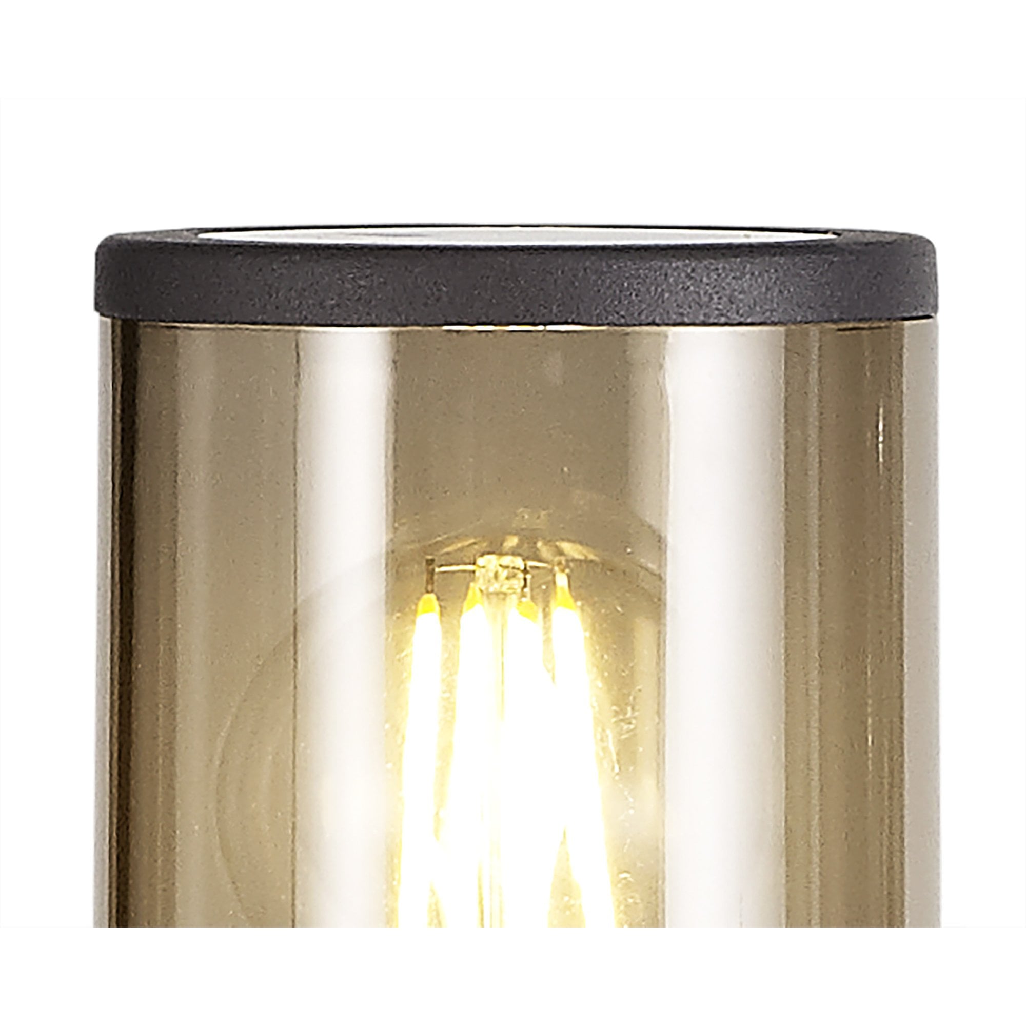 Fabula Harwater Single 65cm Post Lamp - Anthracite & Smoked PC - IP54