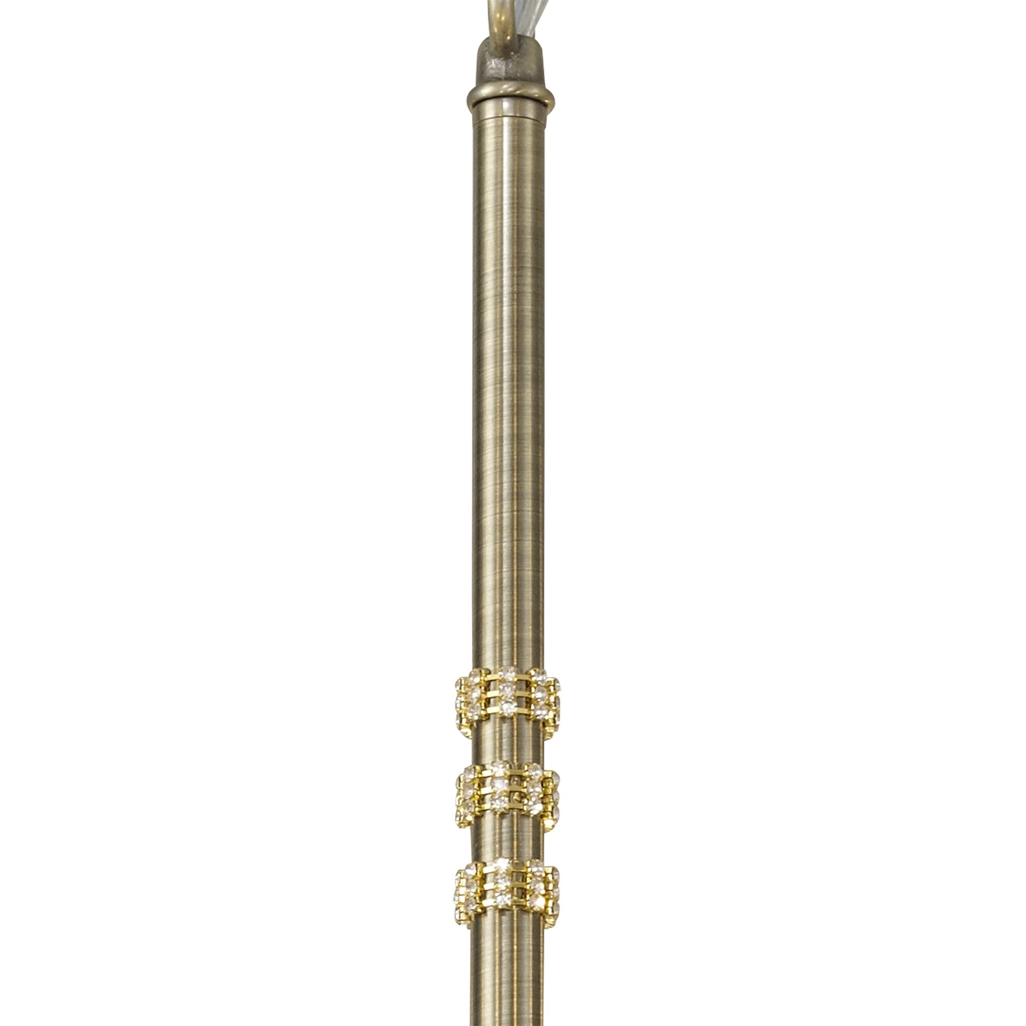 Fabula Heathcote 7 Light Pendant/Semi-Flush Light - Antique Brass