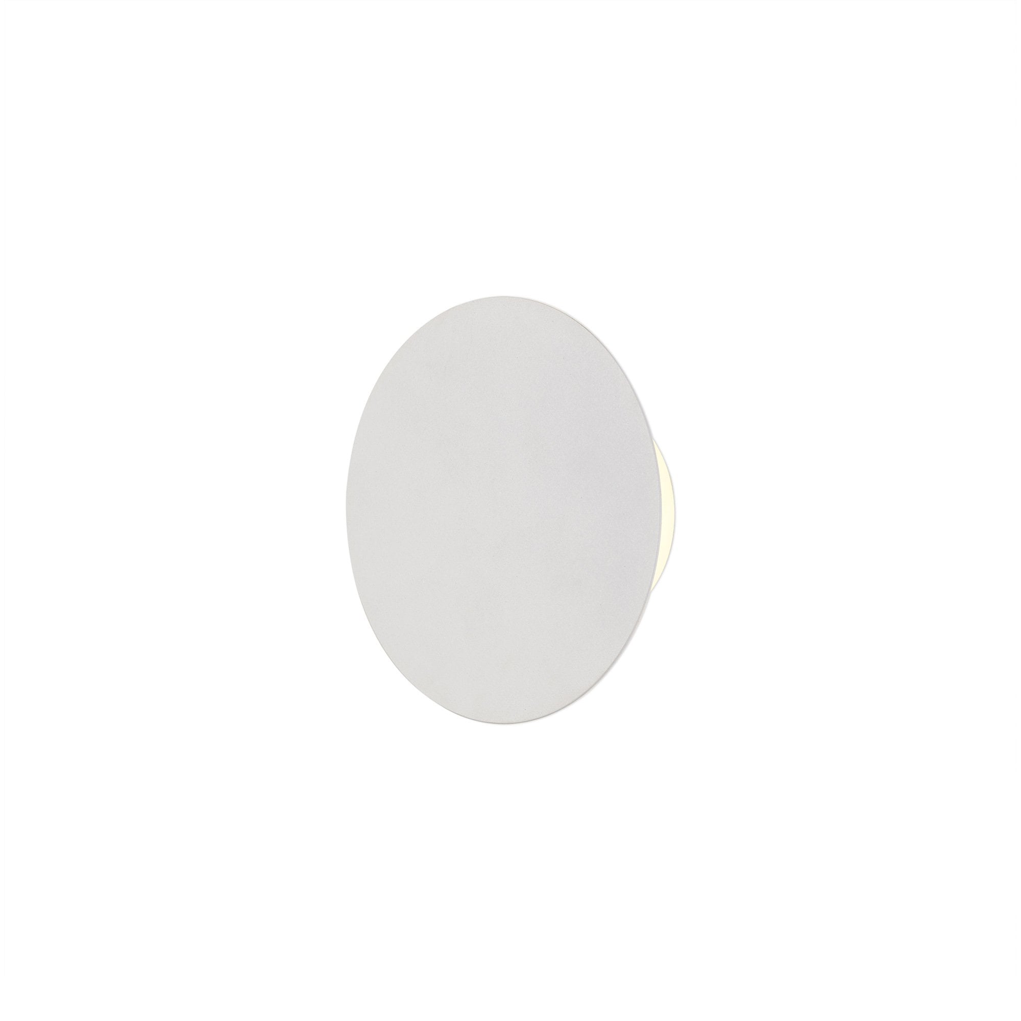 Fabula Kingsley Magnetic Base LED Wall Lamp - 15cm Round - Sand White