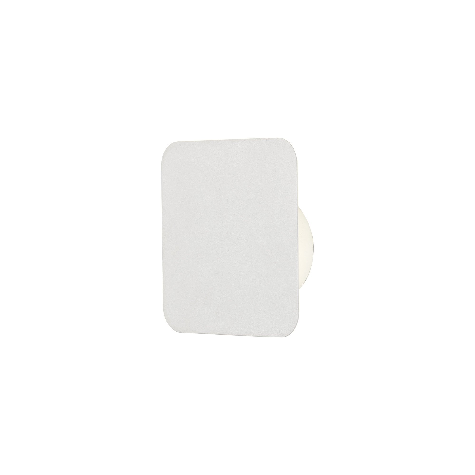 Fabula Kingsley Magnetic Base LED Wall Lamp - 15cm Square - Sand White