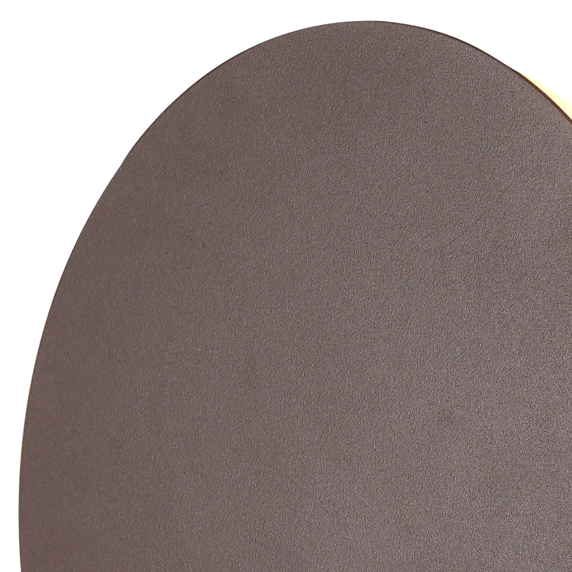 Fabula Kingsley Magnetic Base LED Wall Lamp - 20/19cm - Central - Coffee & Acrylic Frosted Diffuser