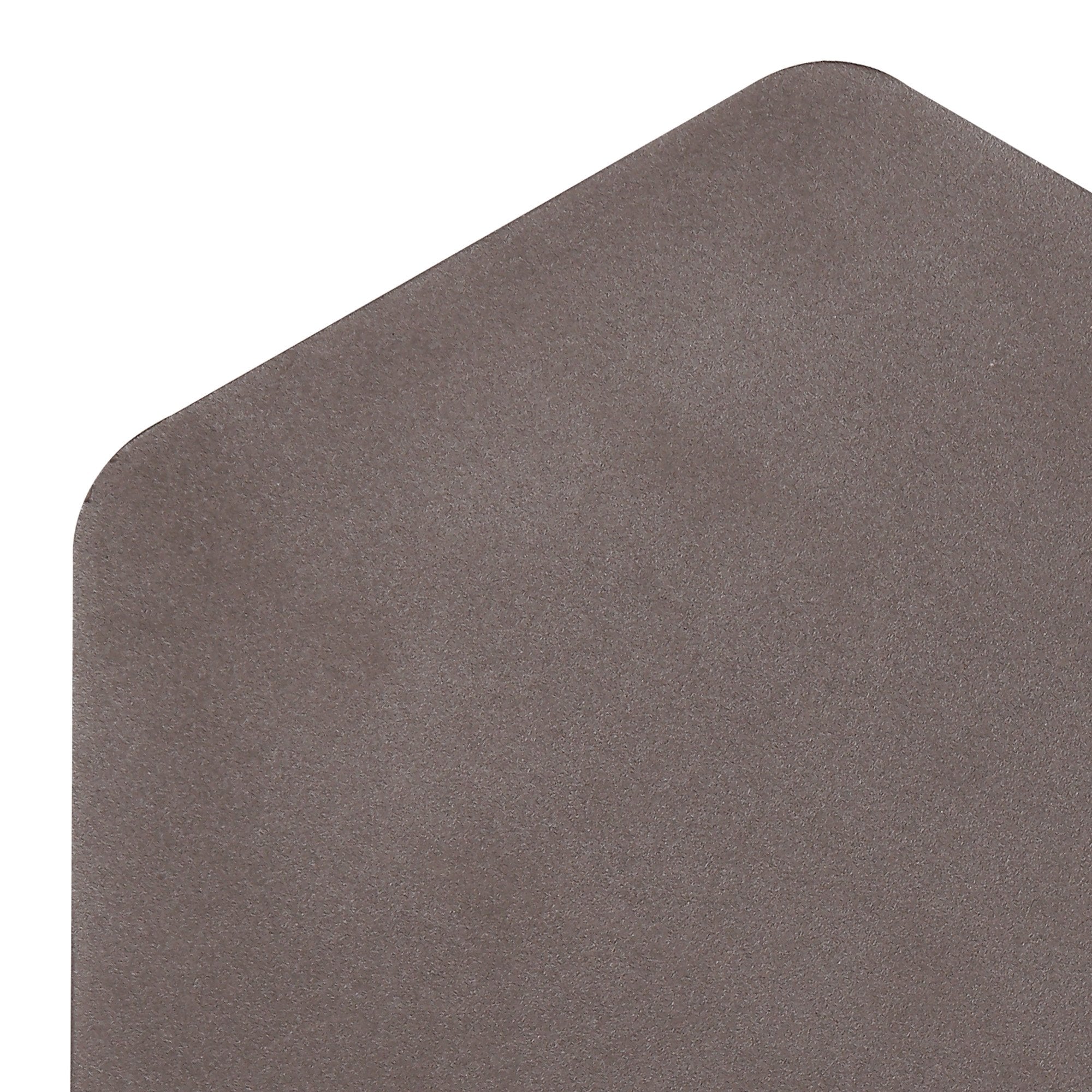 Fabula Kingsley Magnetic Base LED Wall Lamp - 20/19cm Vertical Hexagonal - Central - Coffee & Acrylic Frosted Diffuser