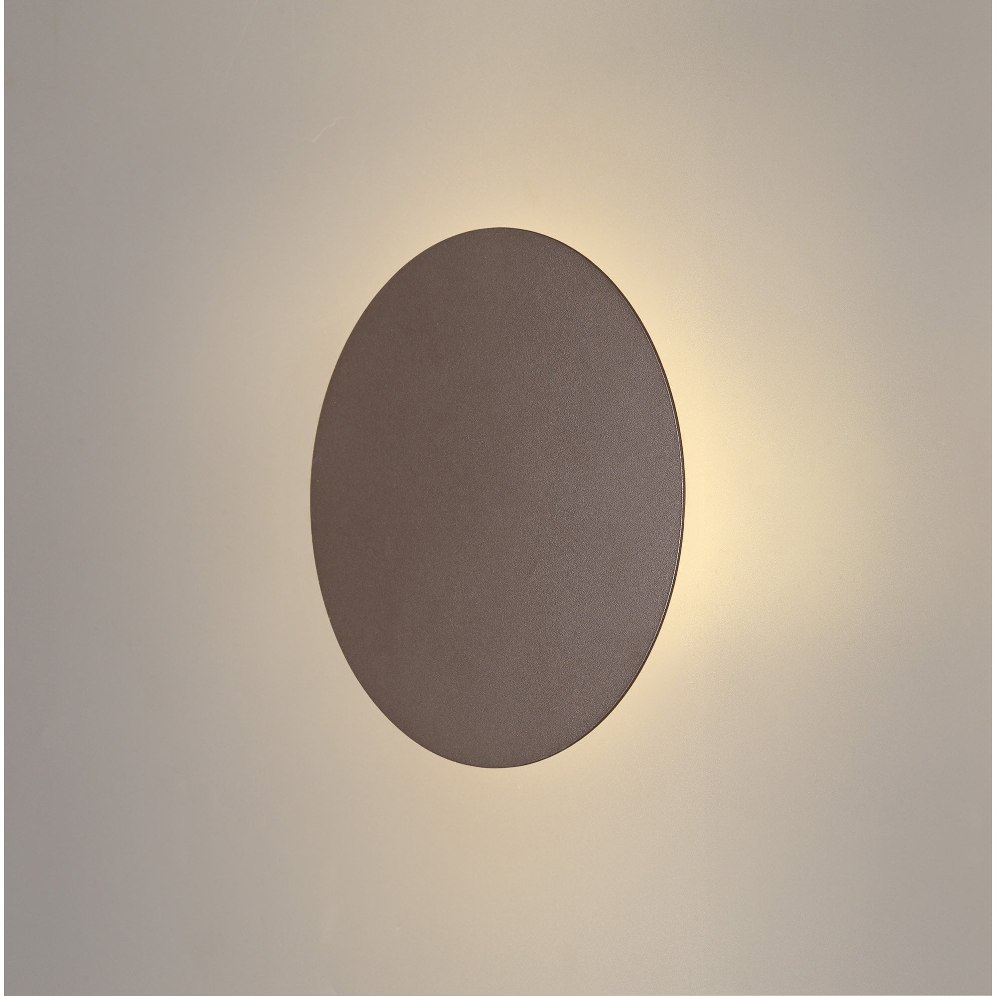 Fabula Kingsley Magnetic Base LED Wall Lamp - 20cm Round - Coffee