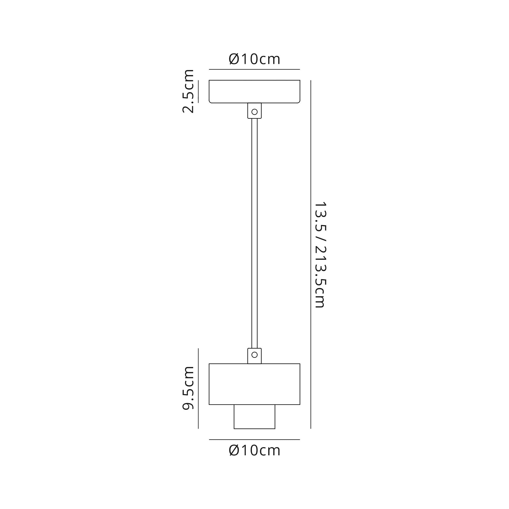 Fabula Laurel Single Suspension Kit - Walnut - Frame Only