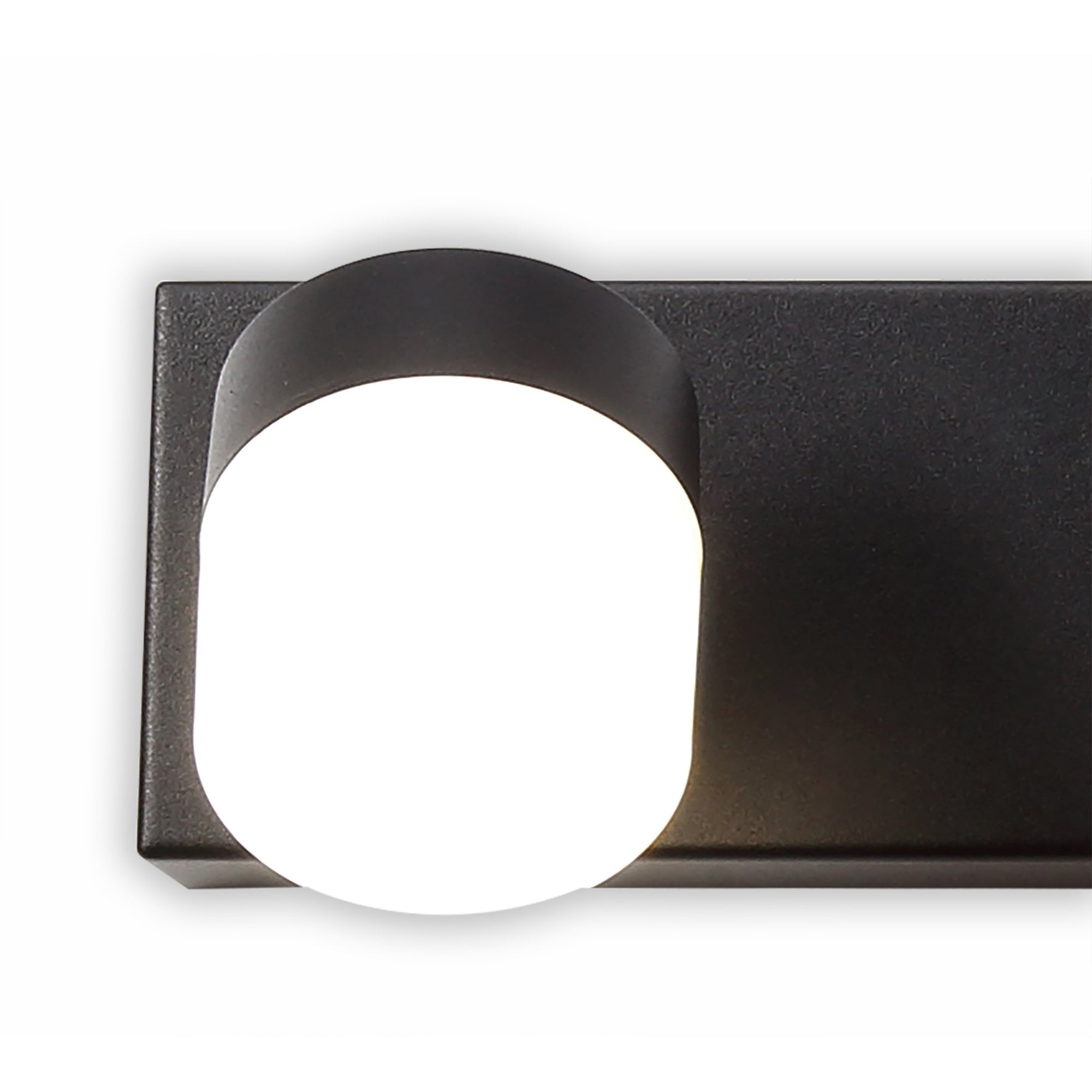 Fabula Lonsdale 3 Light Adjustable LED Flush Light - Sand Black - IP44