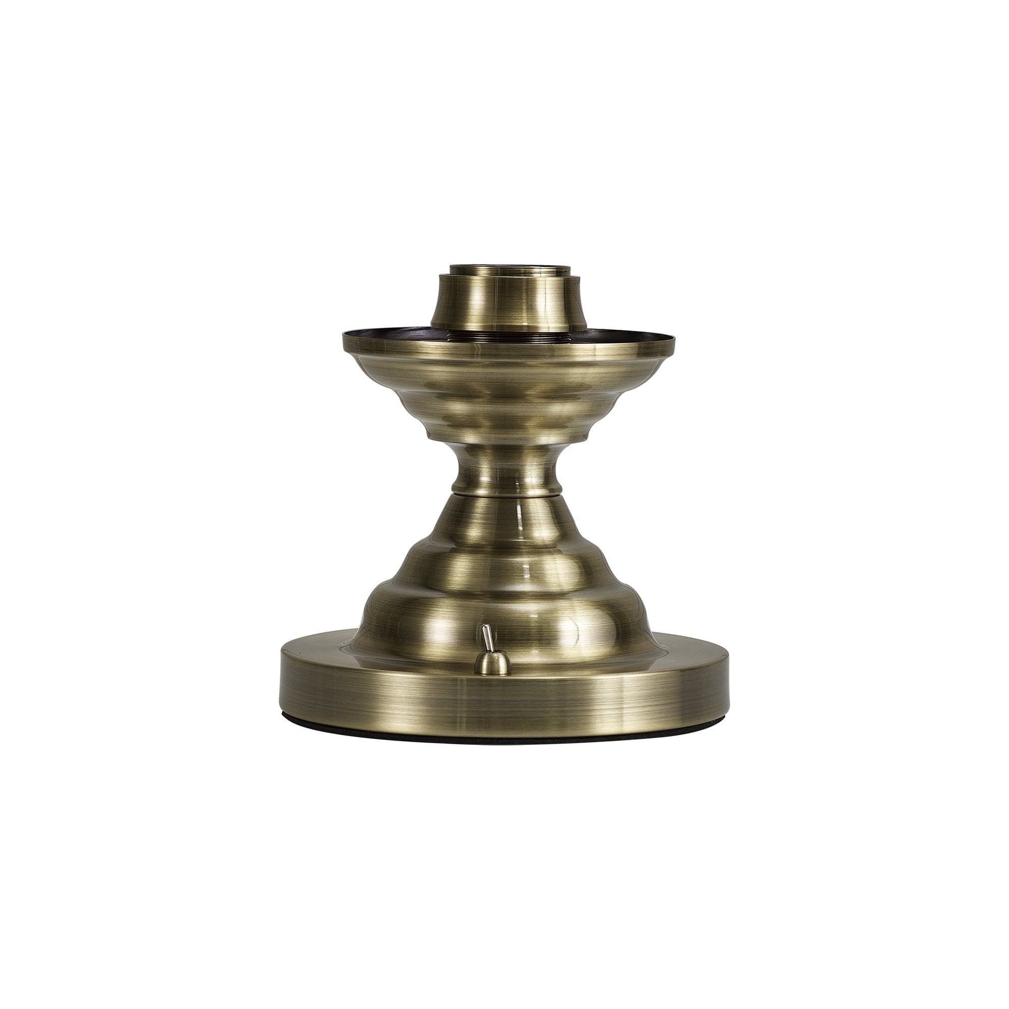 Fabula Mansfield Single Table Lamp Base - Antique Brass - Base Only