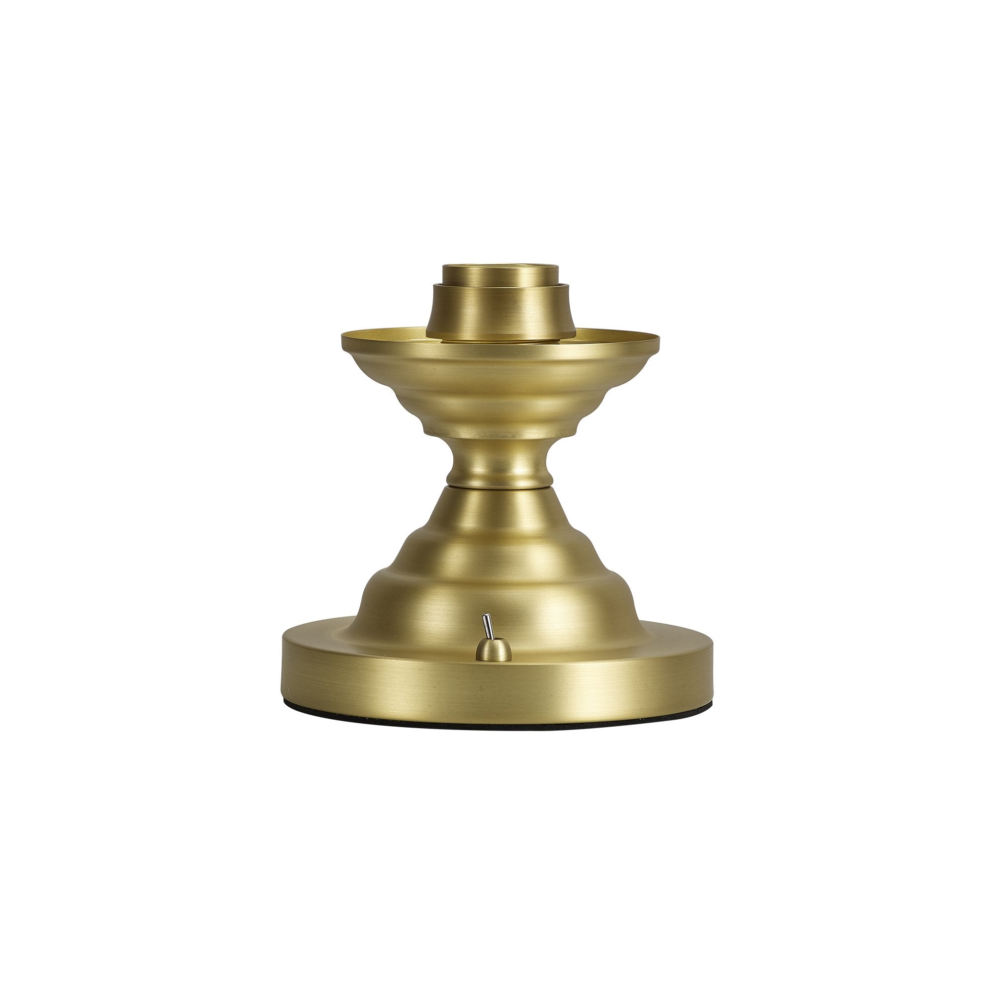 Fabula Mansfield Single Table Lamp Base - Satin Gold - Base Only
