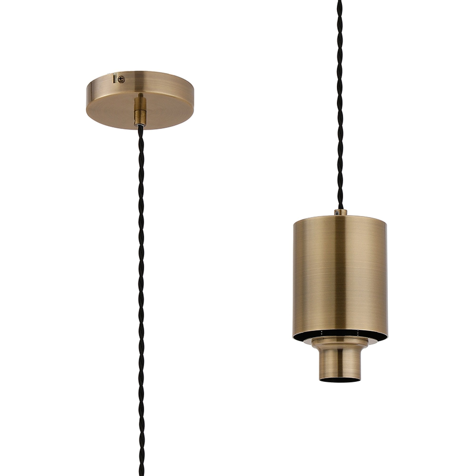 Fabula Maple Pendant Frame - Antique Brass - Frame Only