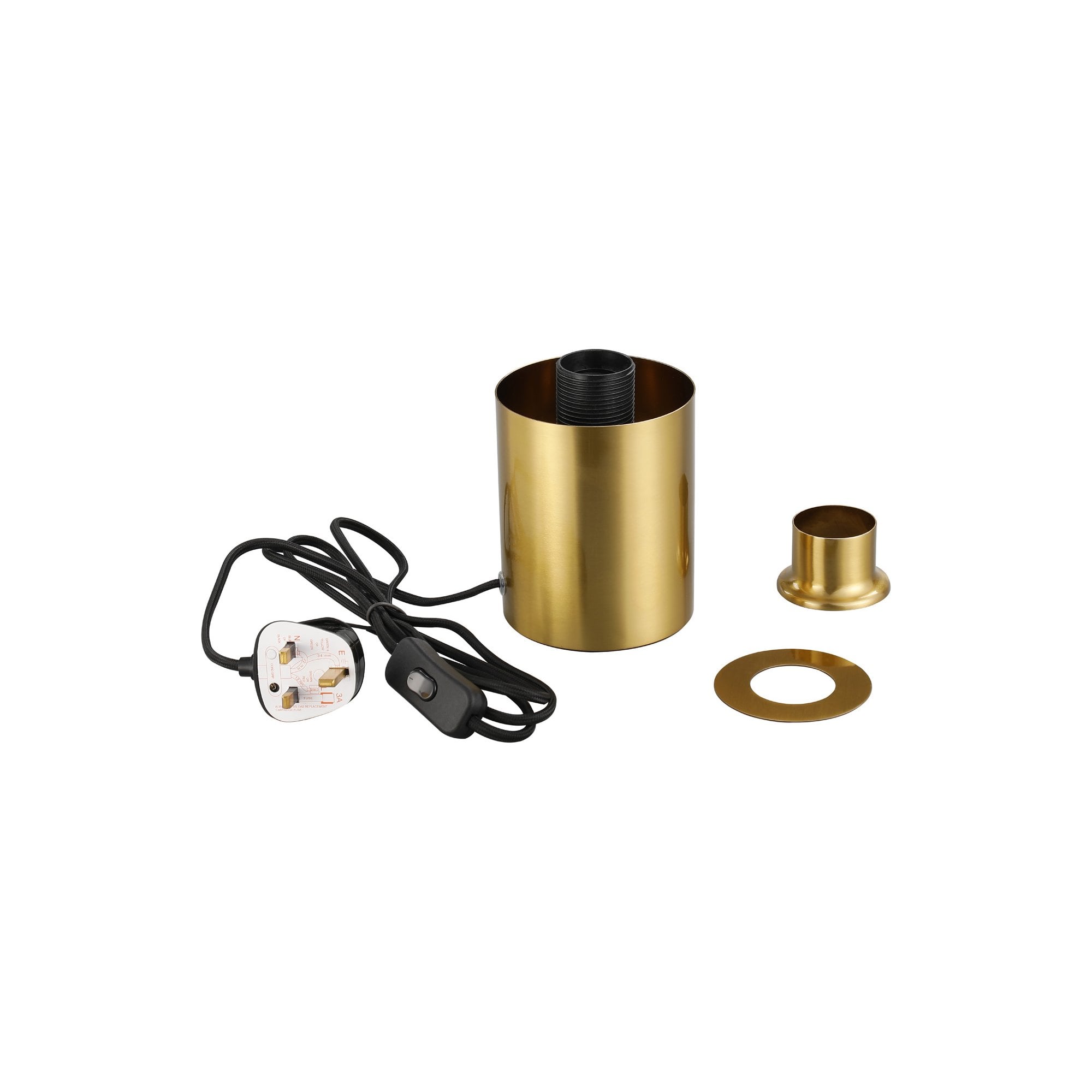 Fabula Maple Table Lamp Base - Aged Brass - Base Only