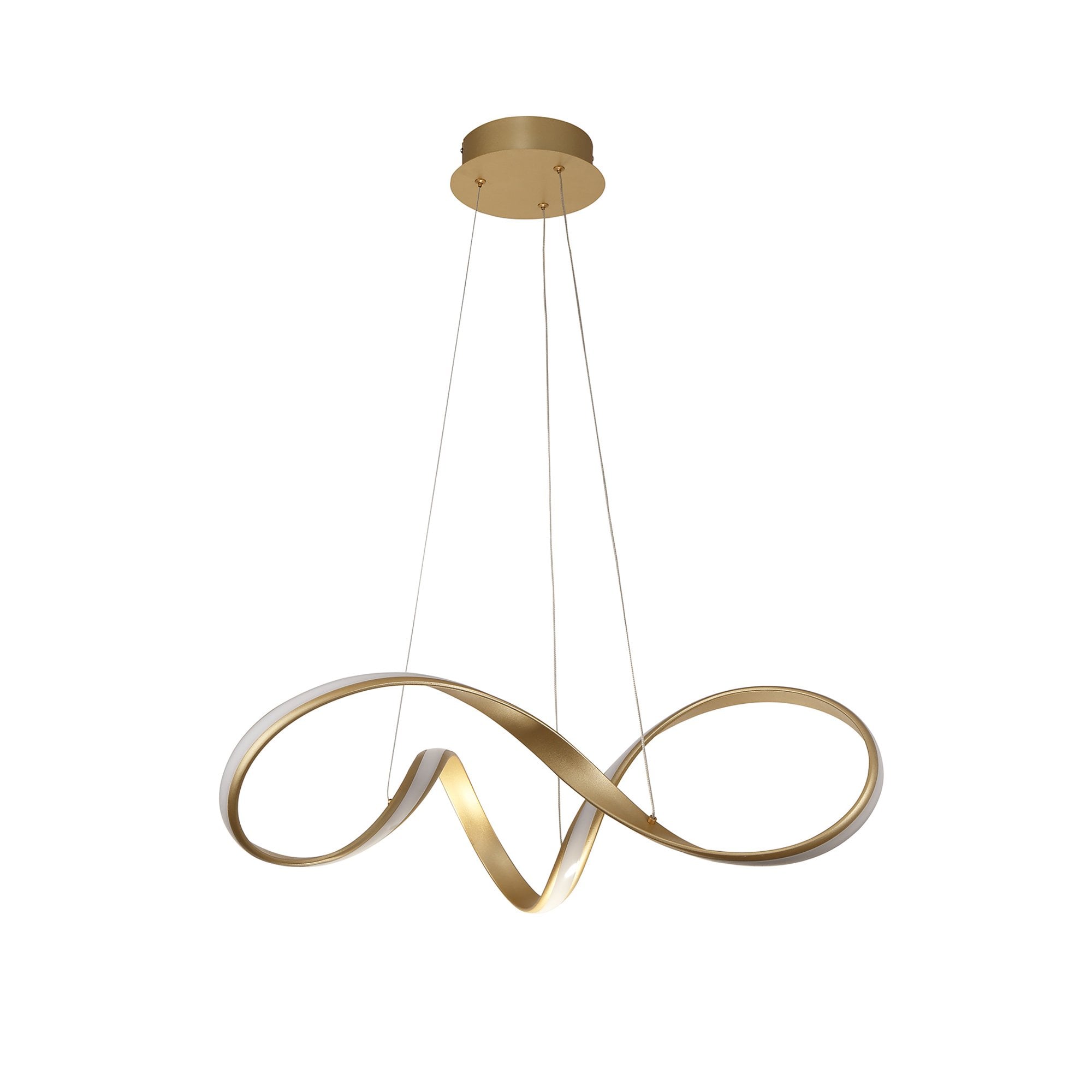 Fabula Meadow Medium Dimmable LED Pendant - Sand Gold
