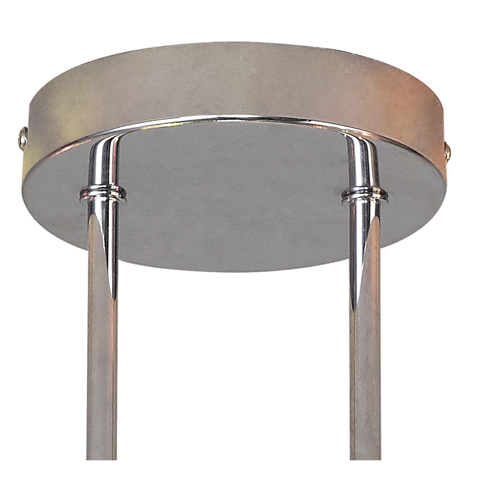 Fabula Roding 4 Light Semi-Flush Light - Polished Chrome & Iridescent Glass