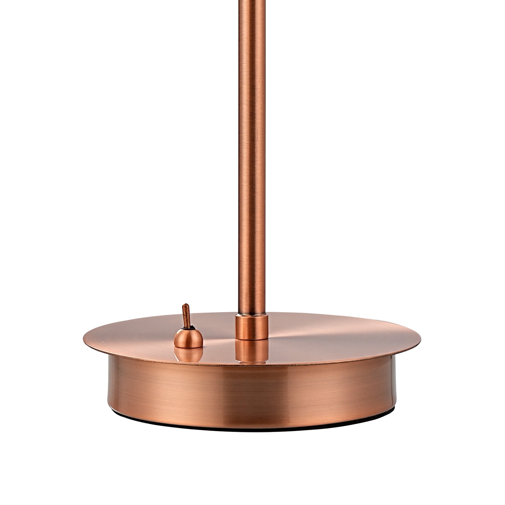 Fabula Roding Single Adjustable Table Lamp - Antique Copper & Opal Glass